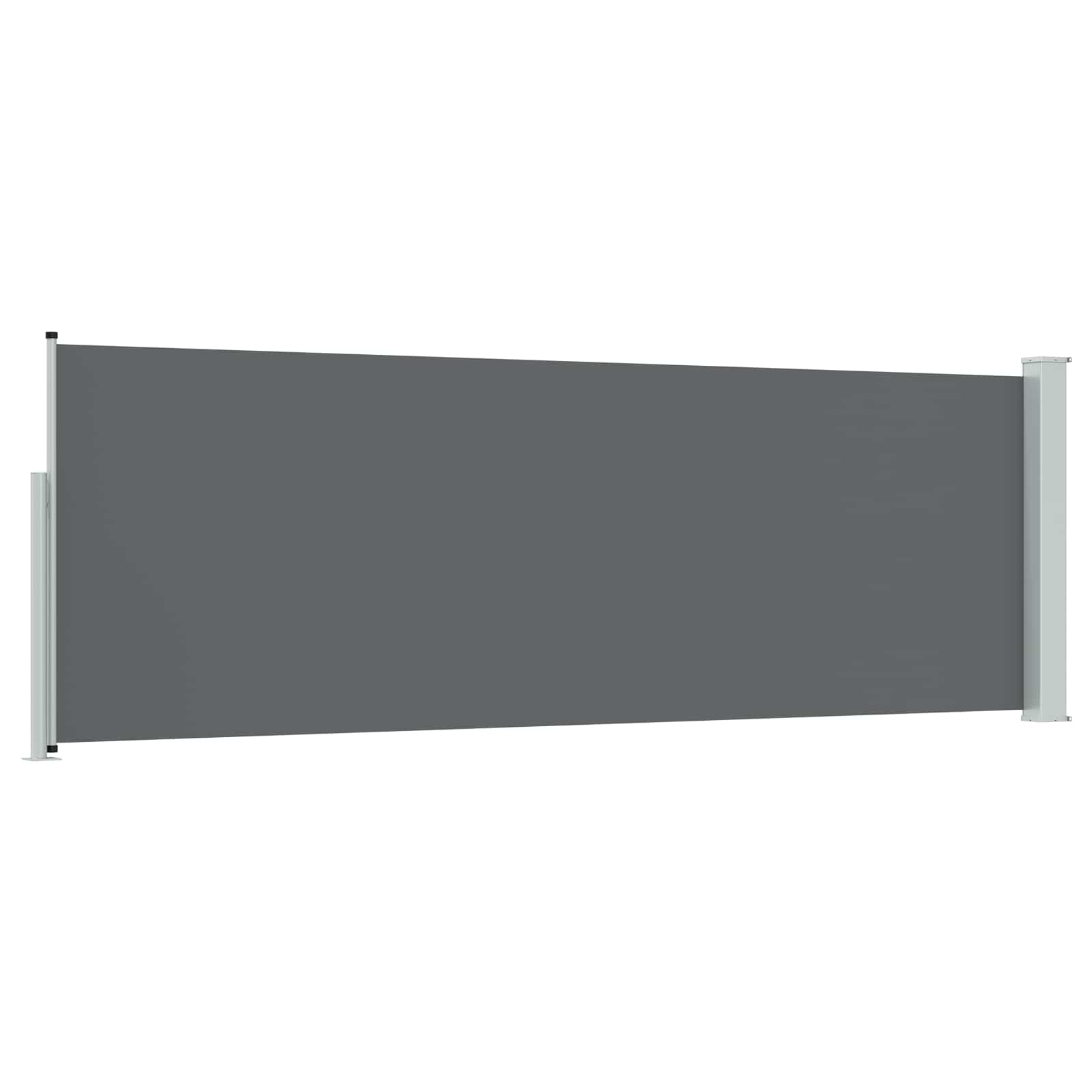 Retractable Side Awning Anthracite 300x100cm | Simpledeals