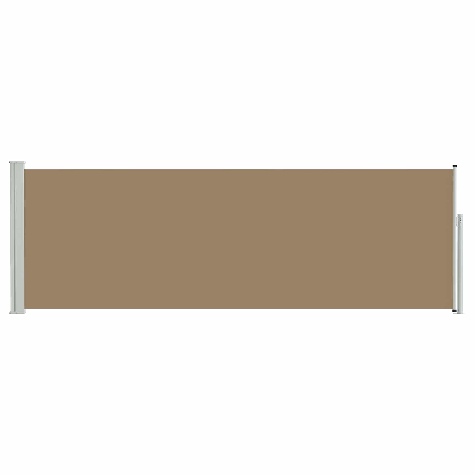 Retractable Side Awning 500x100cm Taupe | Simpledeals