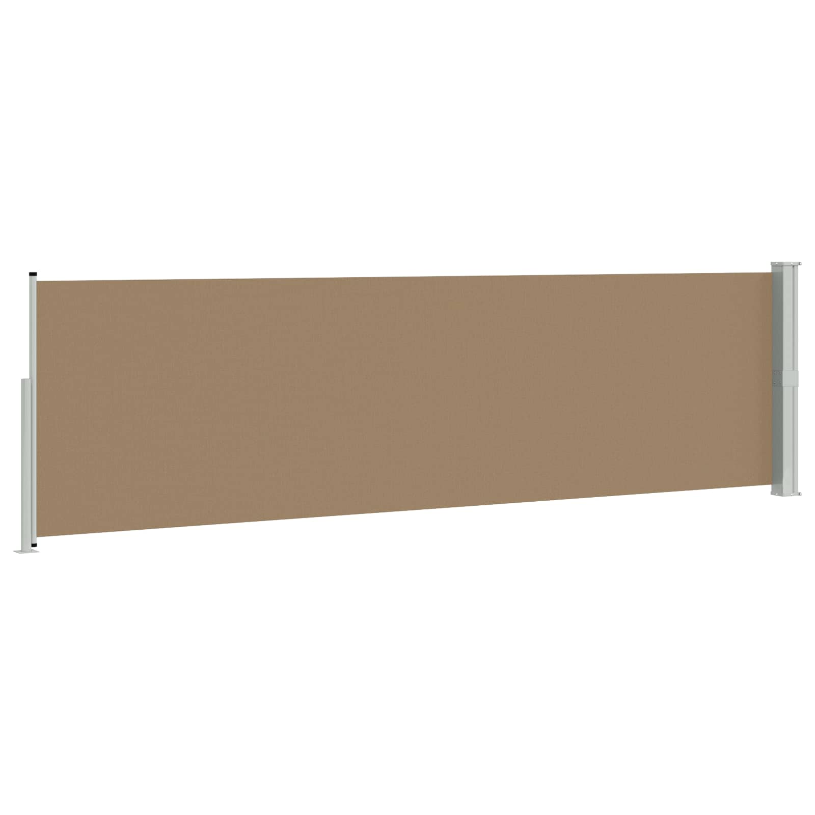 Retractable Side Awning 500x140cm Taupe | Simpledeals