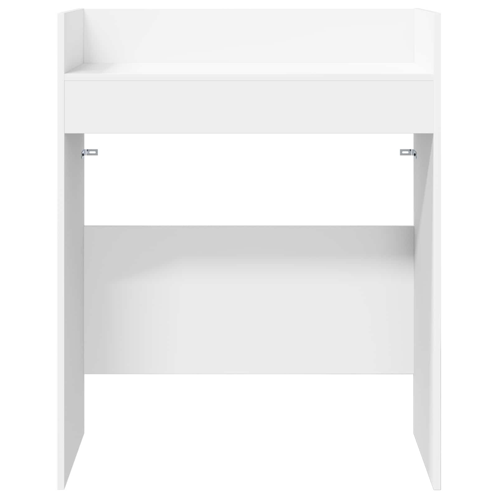 DJ Table White Engineered Wood 82x45x102cm