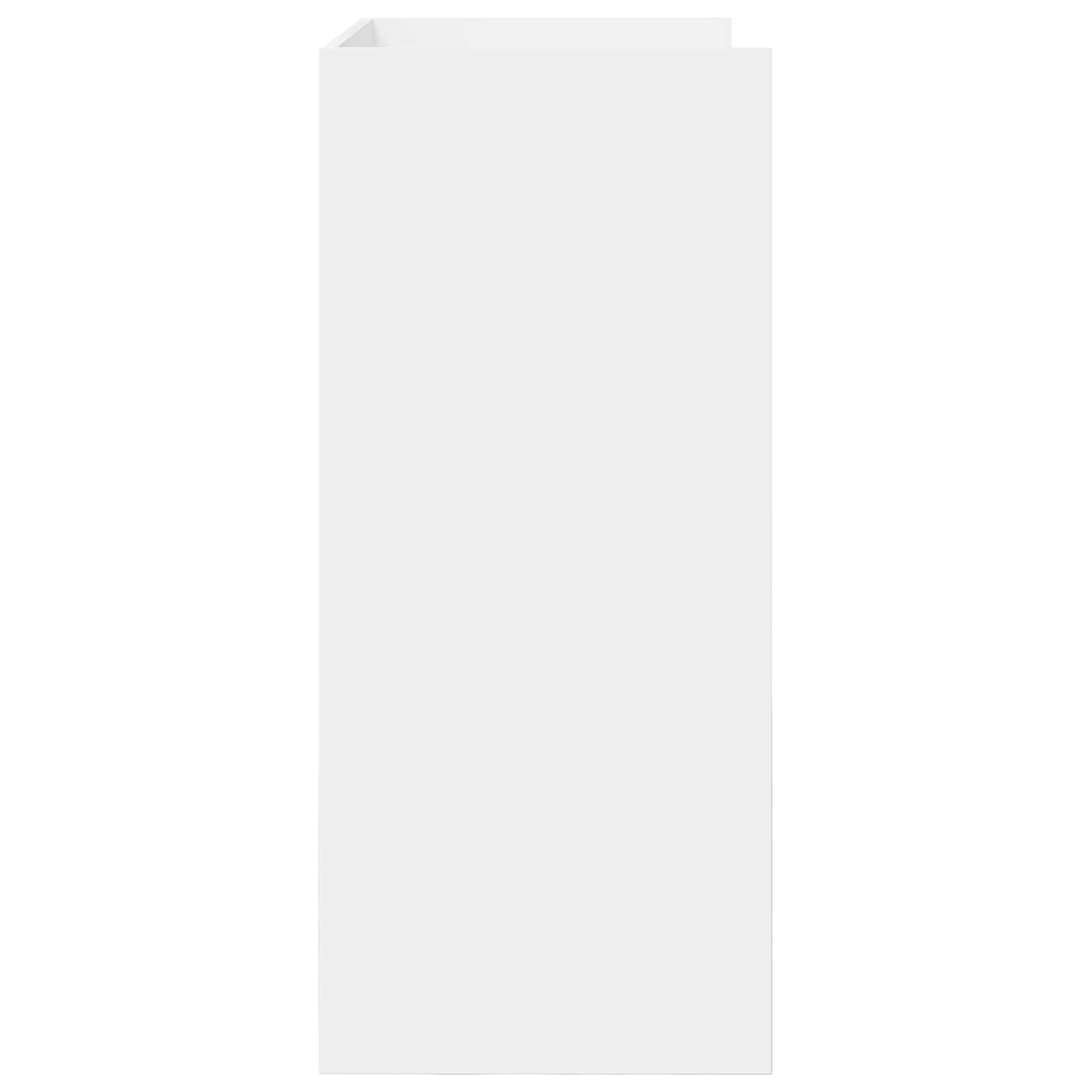DJ Table White Engineered Wood 62x45x102cm