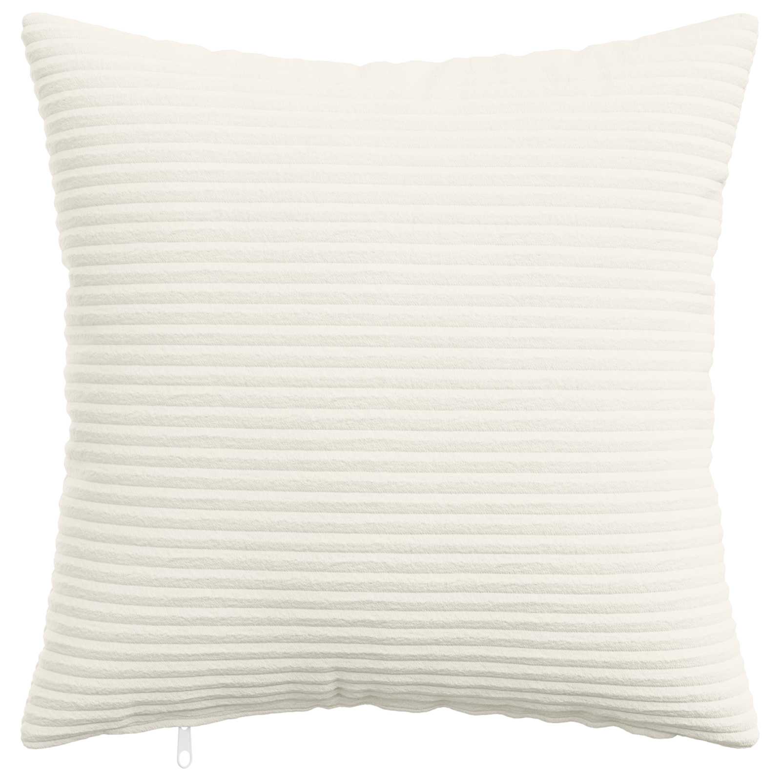 Cushion Covers Cream Corduroy 40x40cm