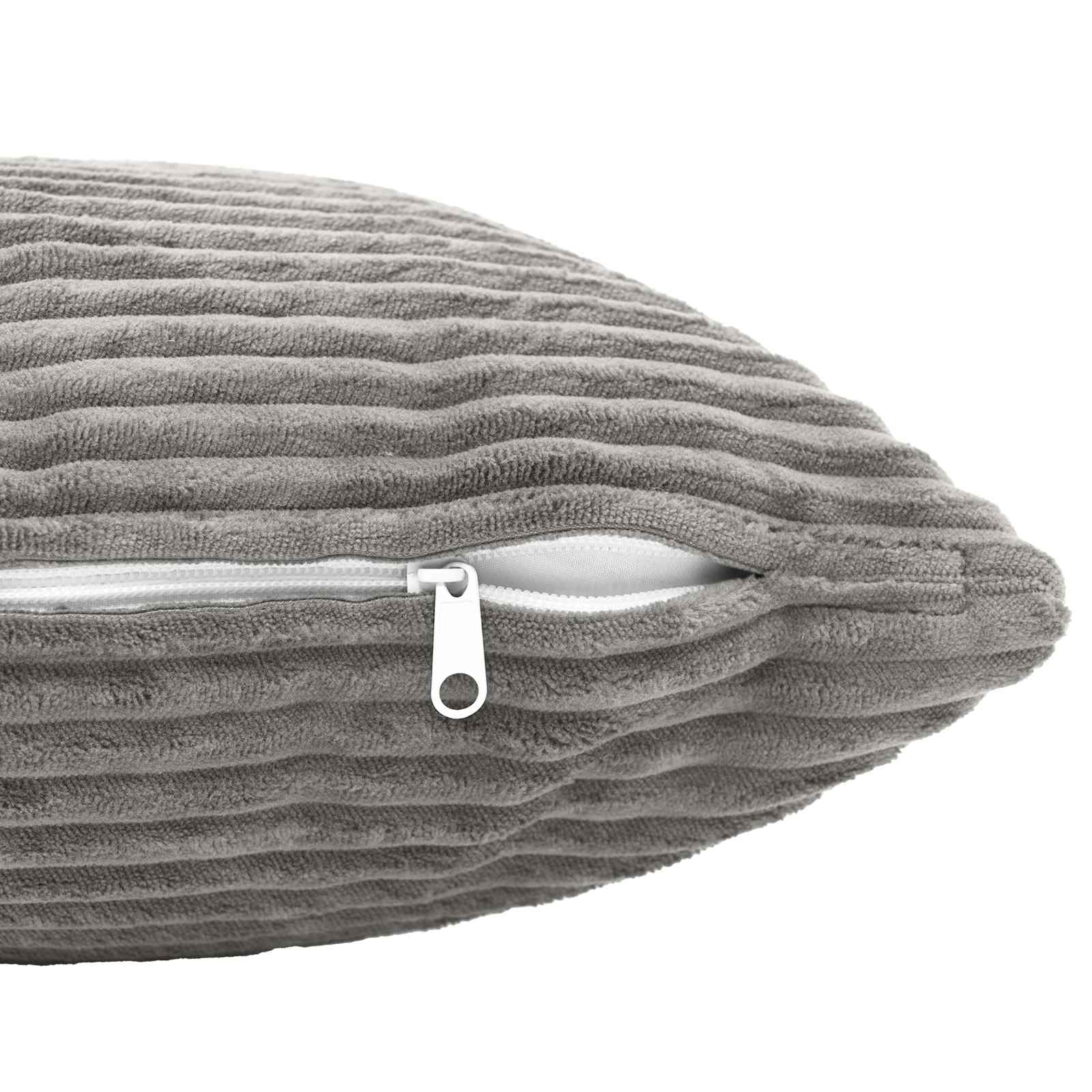 Polyester Corduroy - Grey 40x80cm