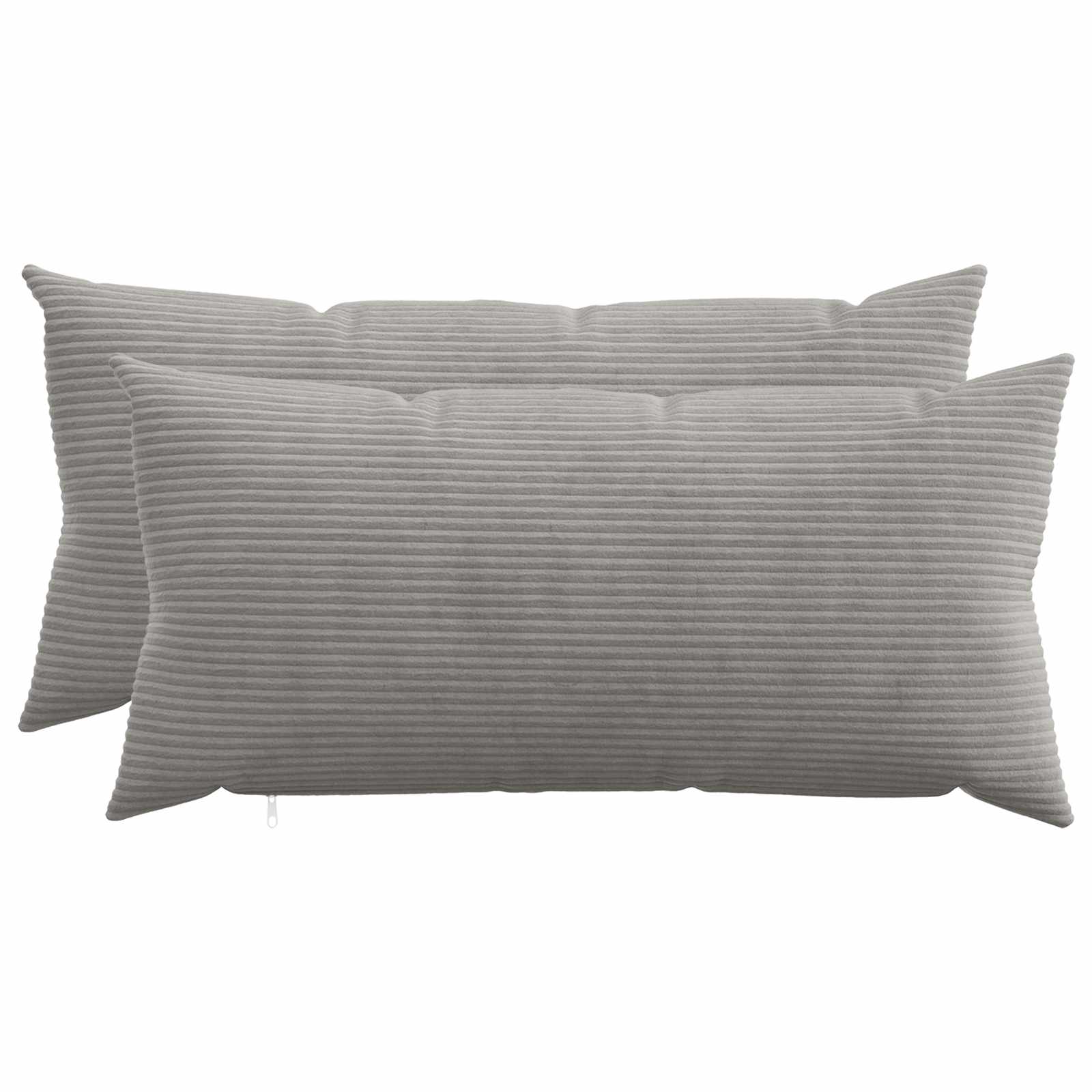 Polyester Corduroy - Grey 40x80cm