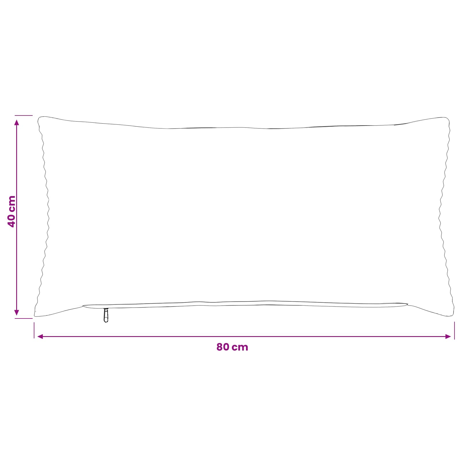 Grey Corduroy Cushion Covers 40x80cm