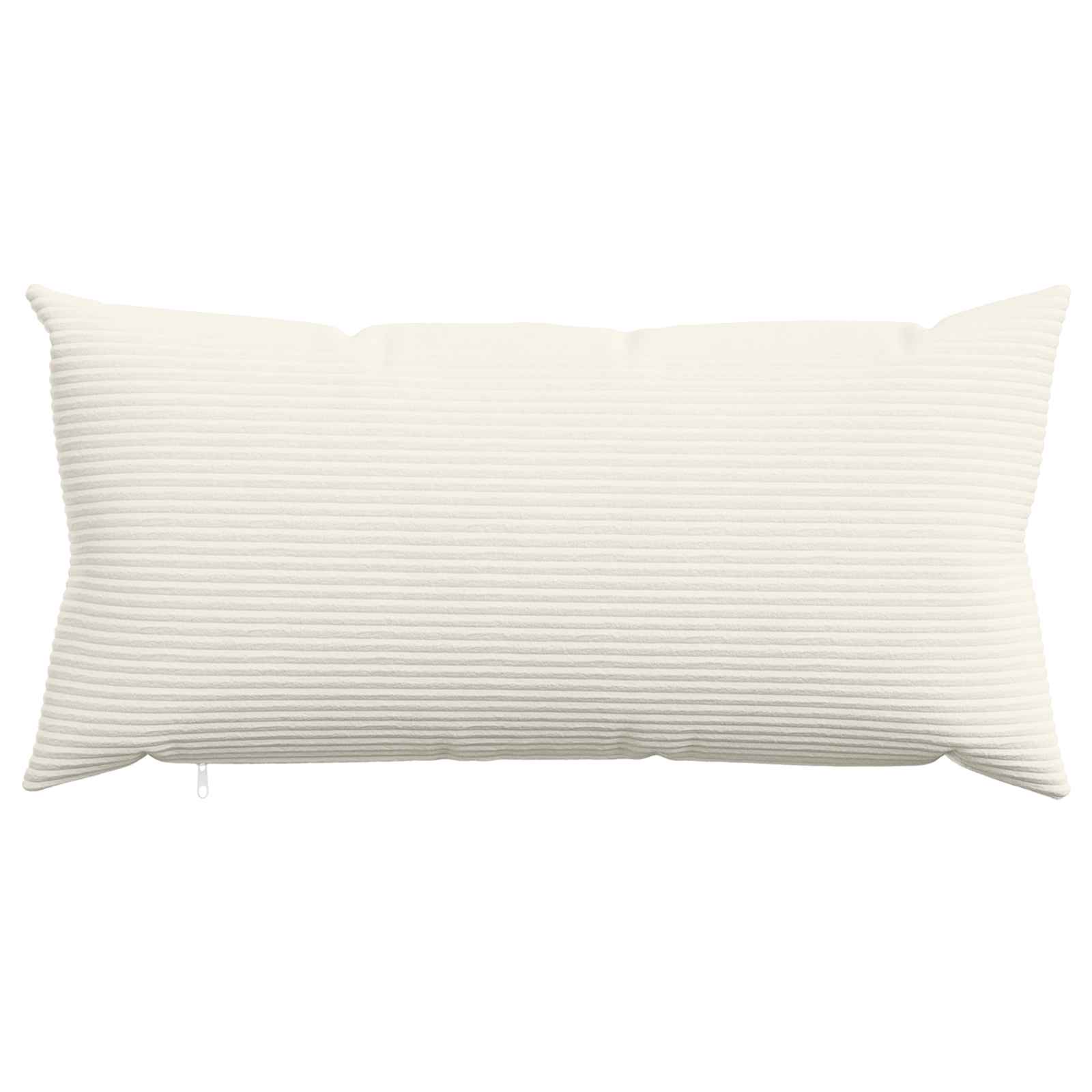 Cushion Covers Cream Corduroy 40x80cm