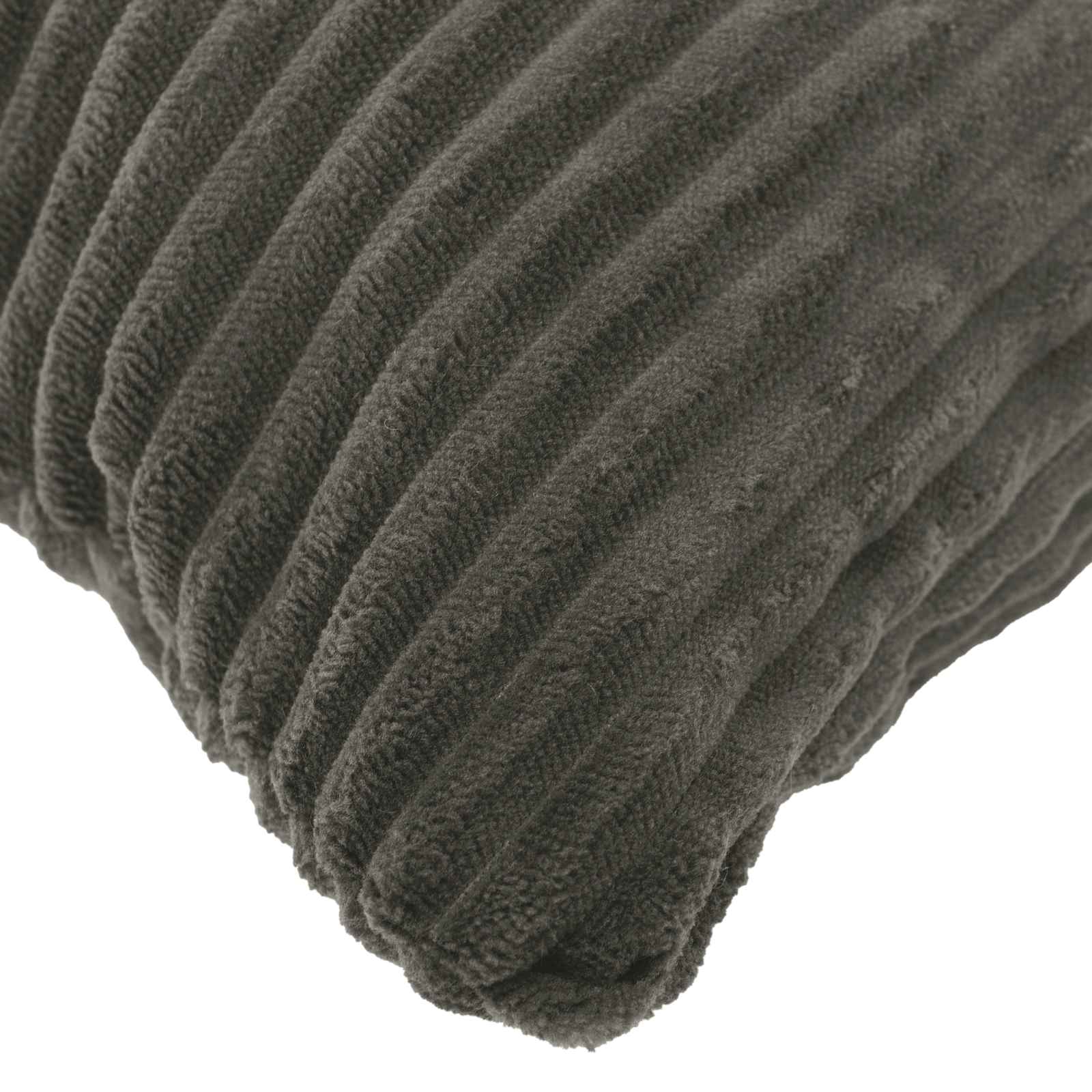 Cushion Covers Anthracite Corduroy 40x80cm