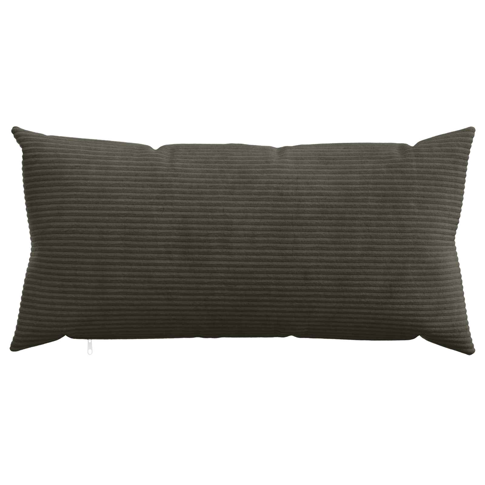 Cushion Covers Anthracite Corduroy 40x80cm