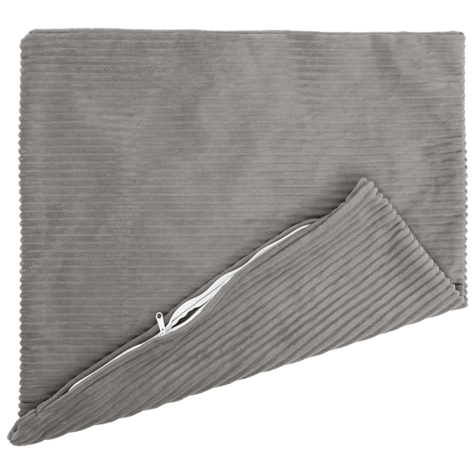 Polyester Corduroy - Grey 80x80cm