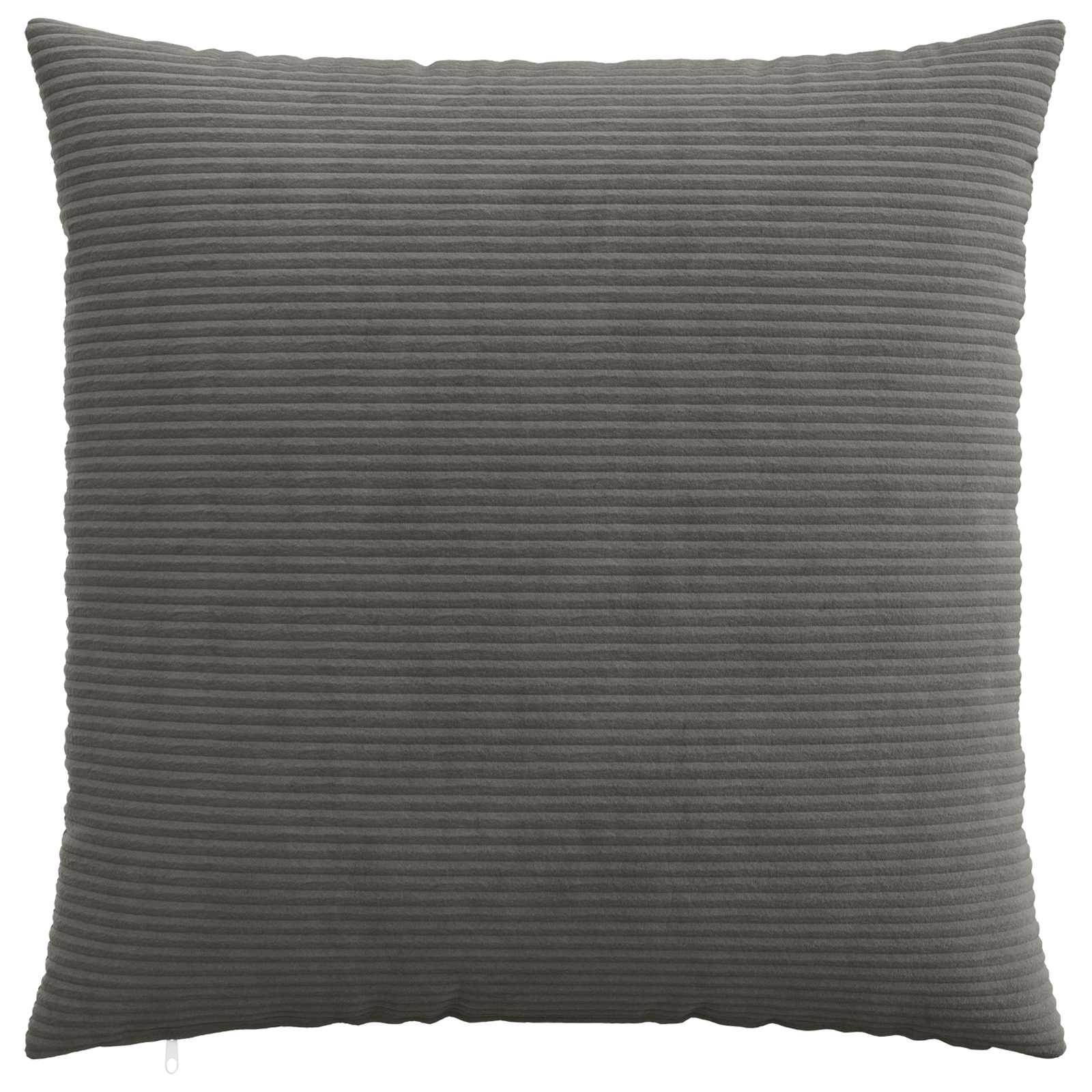 Cushion Covers Dark Grey Corduroy 80x80cm