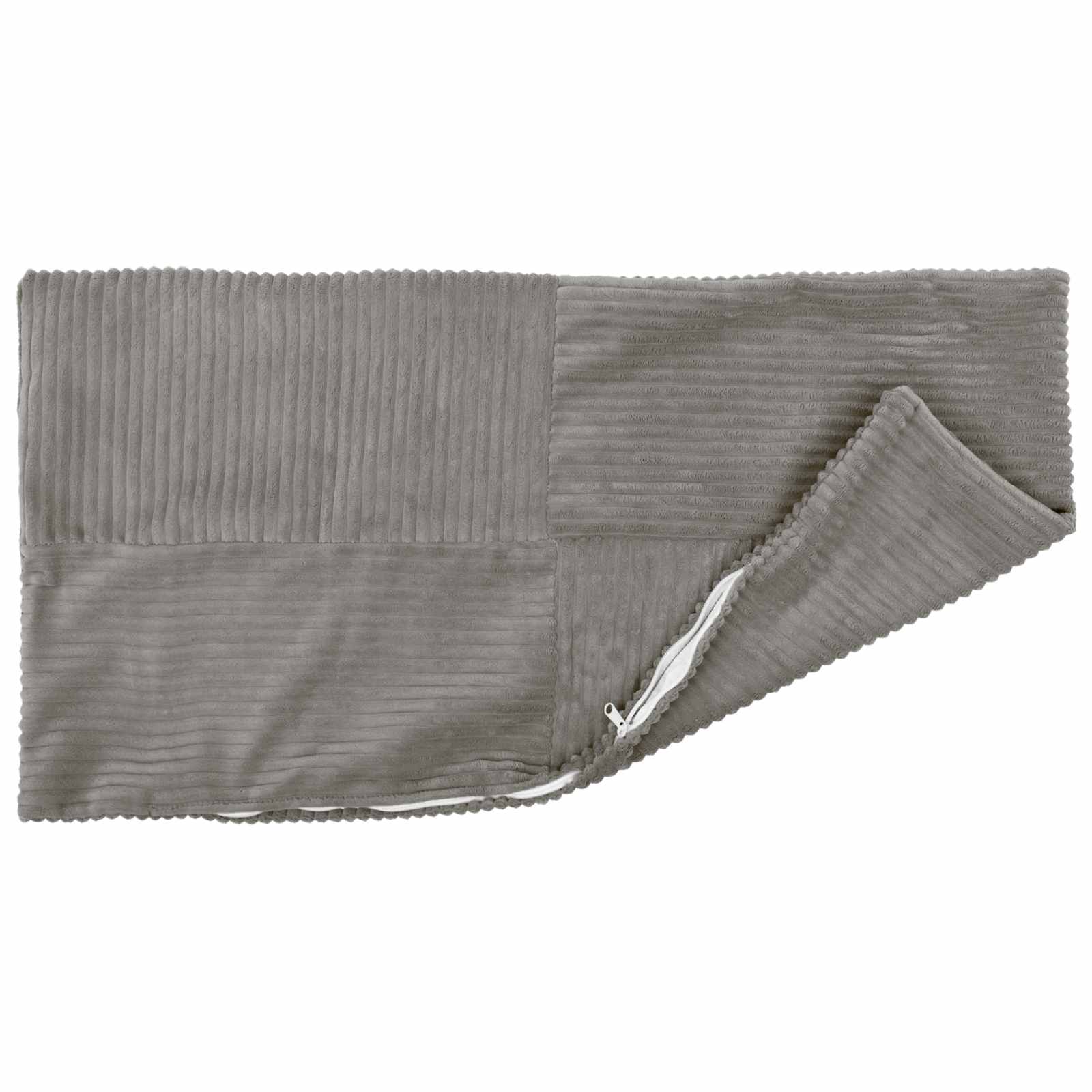Polyester Corduroy - Grey 30x50cm