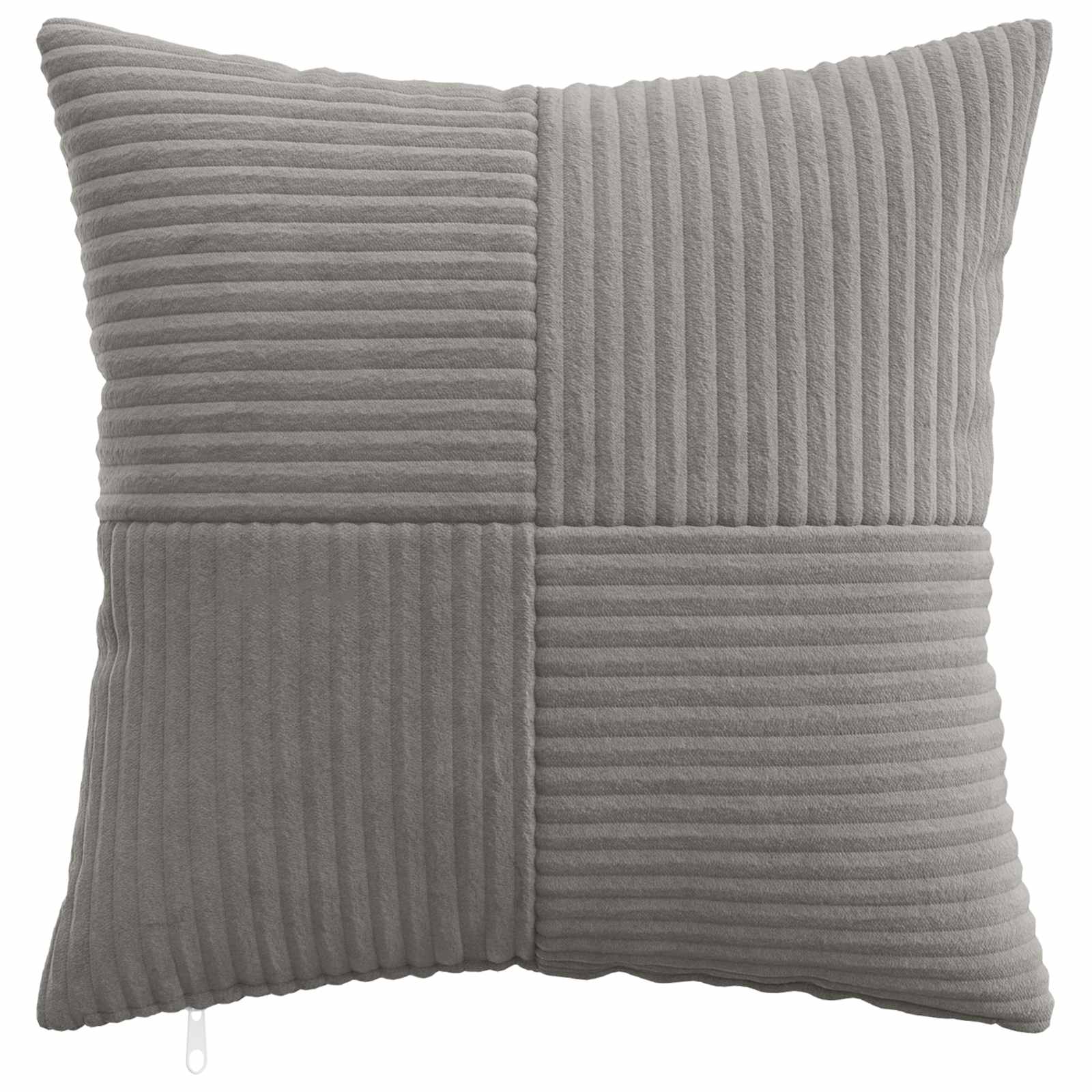 Polyester Corduroy - Grey 35x35cm