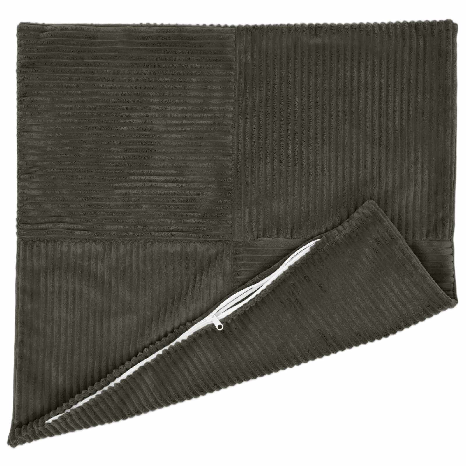 Cushion Covers Anthracite Corduroy 35x35cm