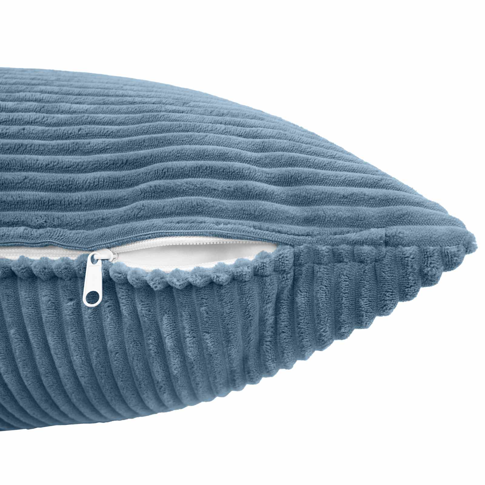 Polyester Corduroy - Blue 40x40cm