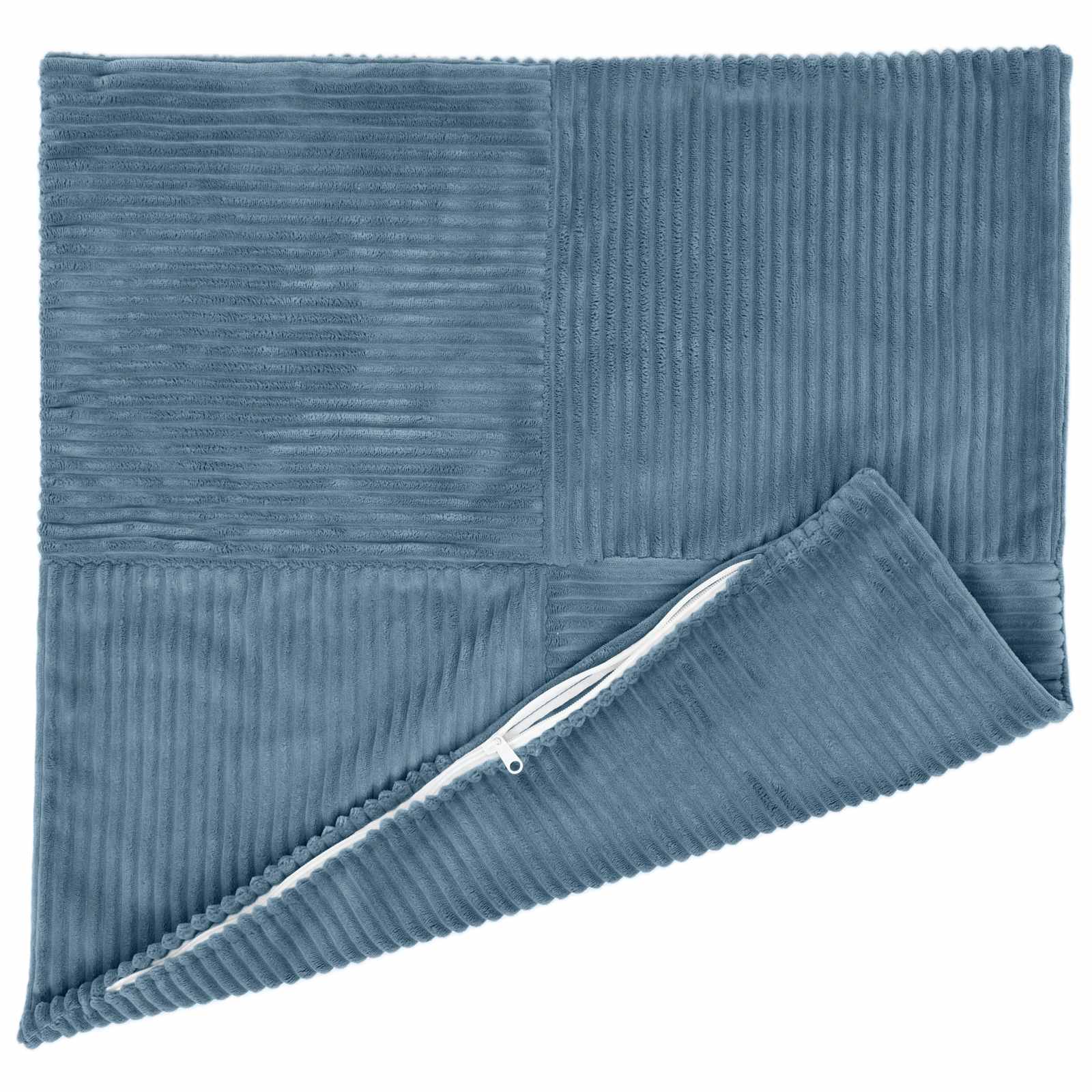 Polyester Corduroy - Blue 40x40cm