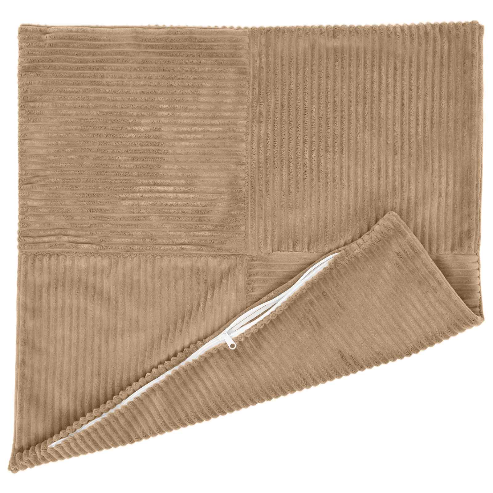 Polyester Corduroy - Brown 40x40cm