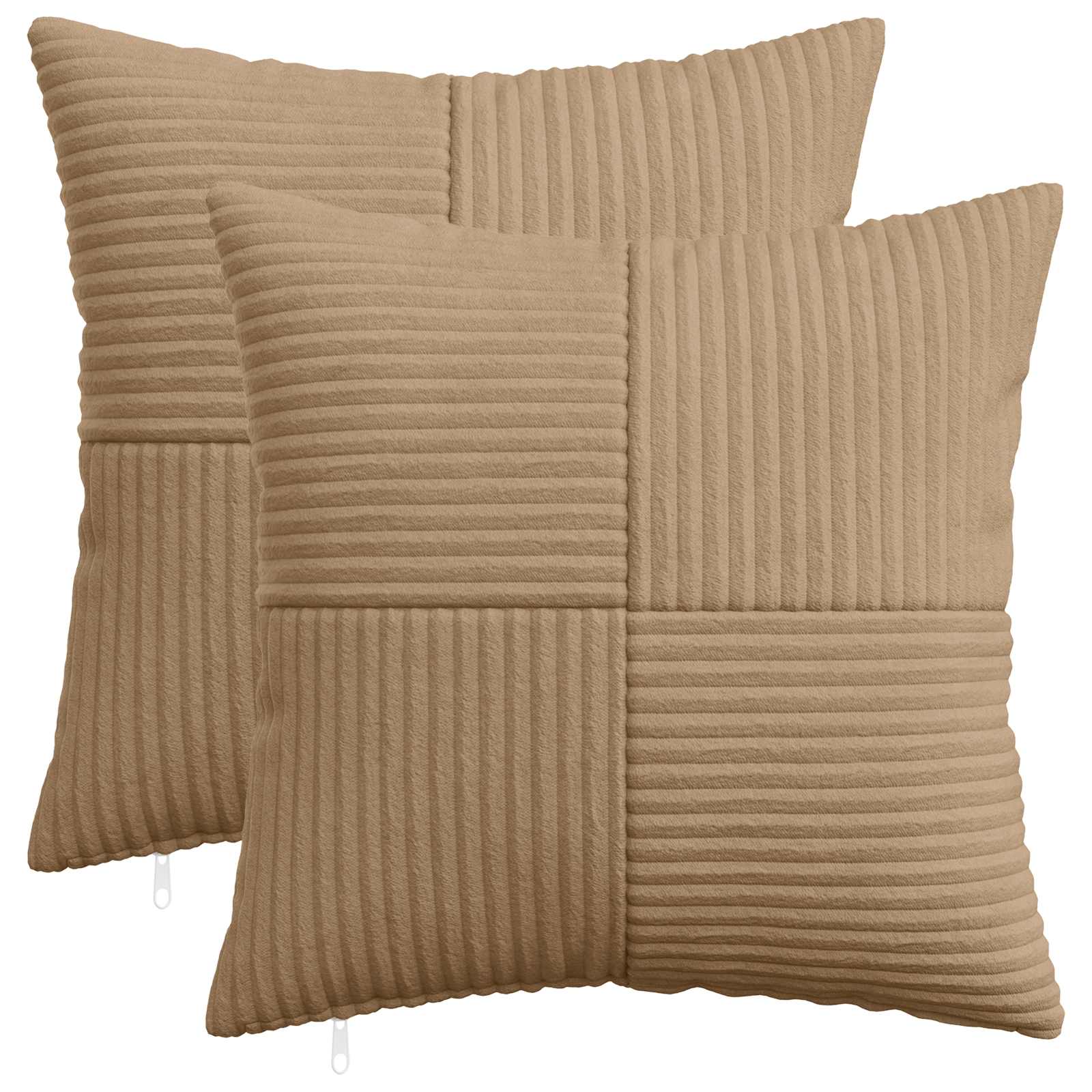 Polyester Corduroy - Brown 40x40cm