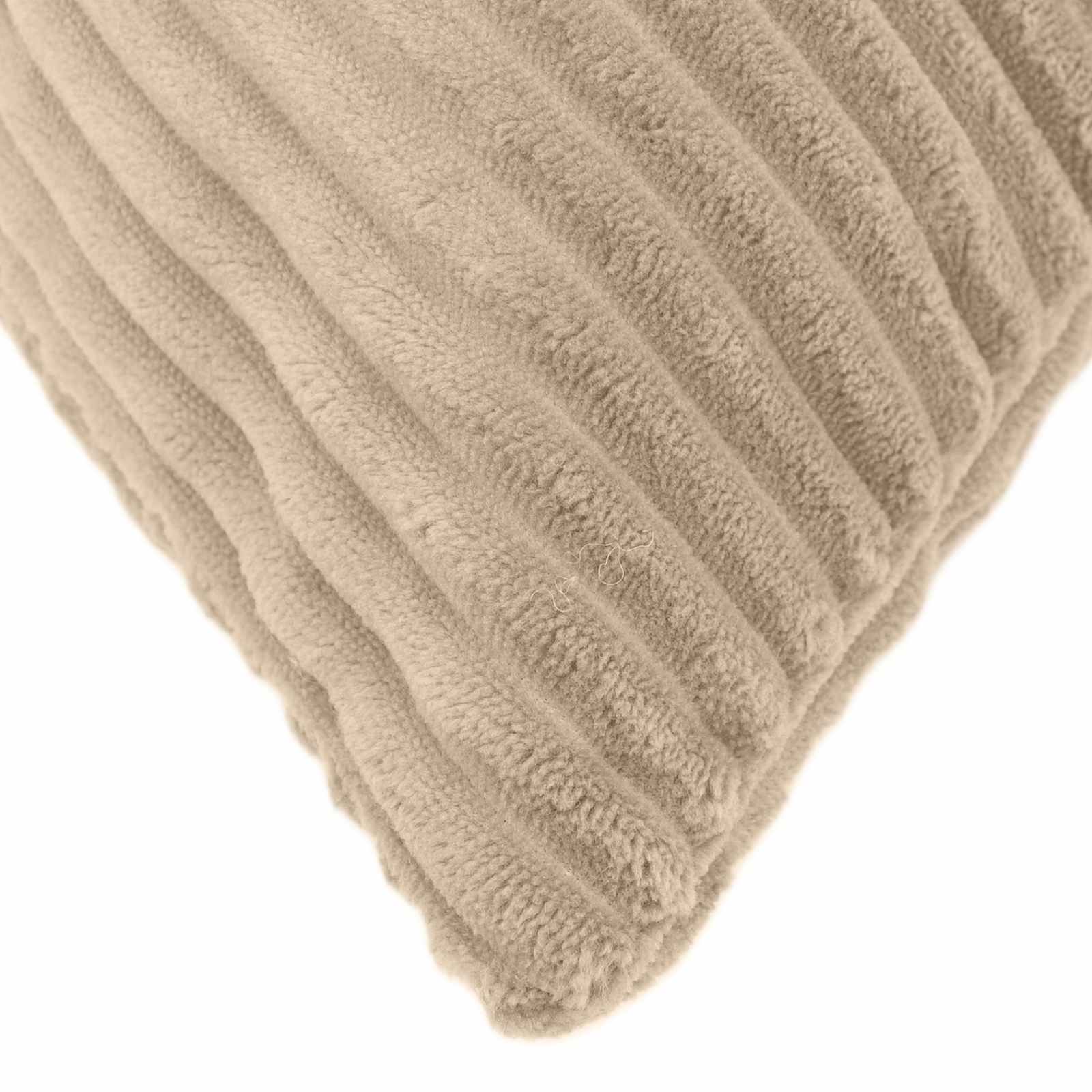Cushion Covers Taupe Corduroy 40x40cm