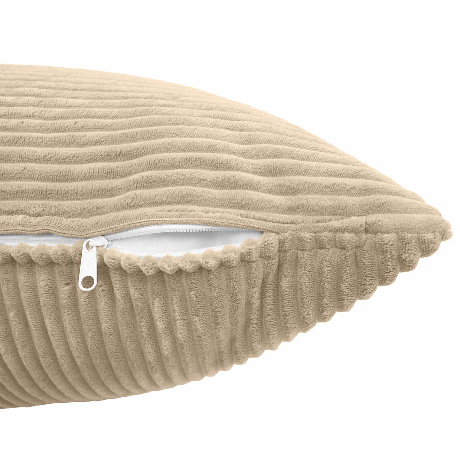 Cushion Covers Taupe Corduroy 40x40cm