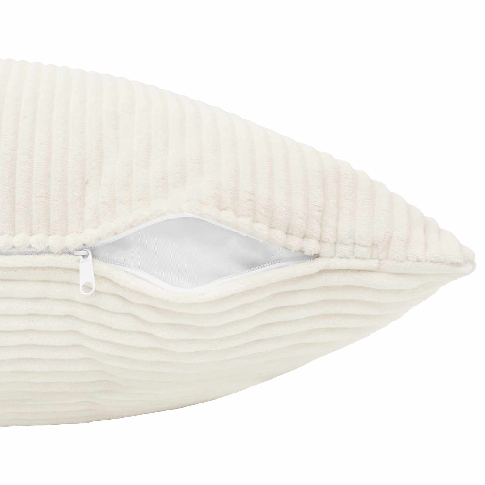 Polyester Corduroy - Cream 40x145cm