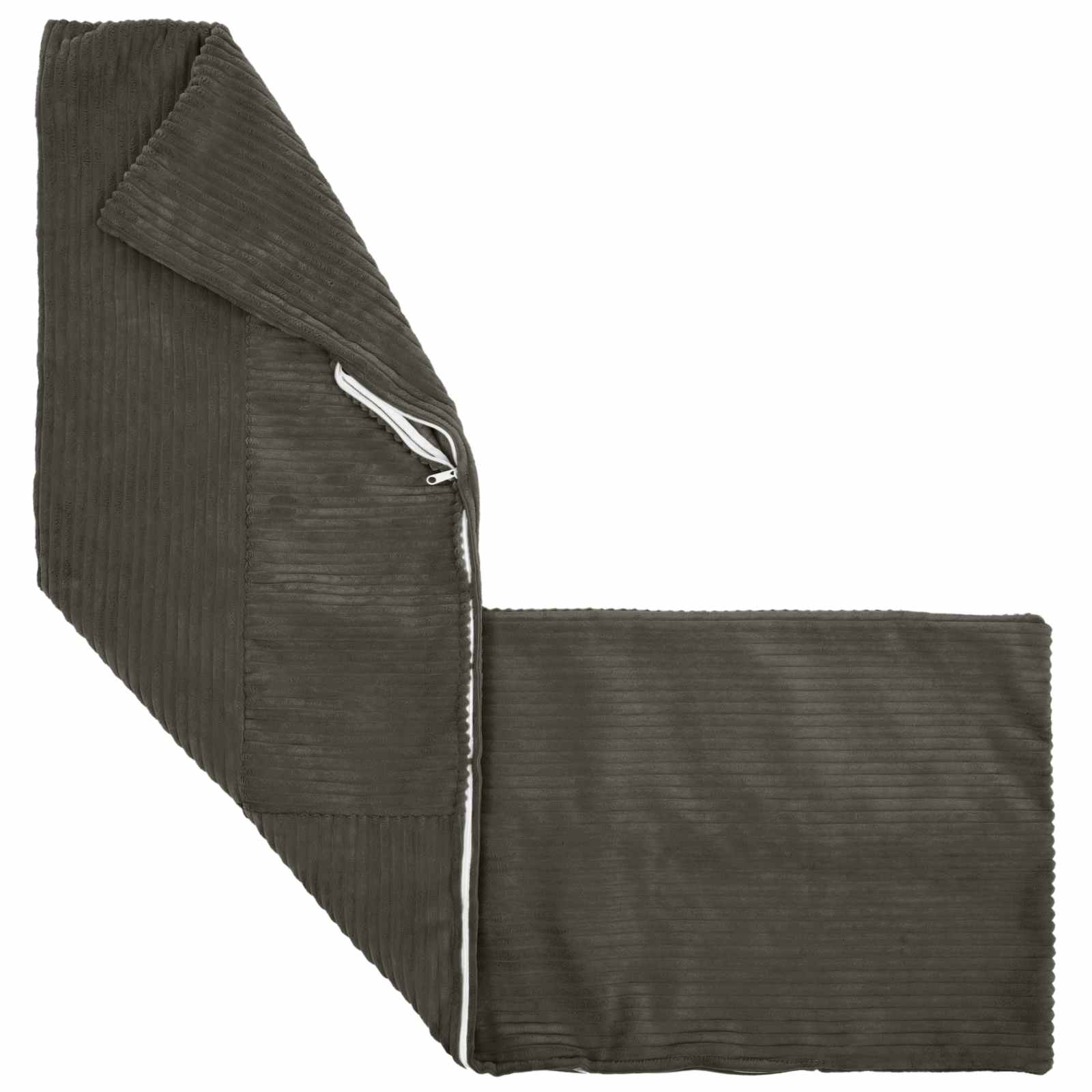 Cushion Covers Anthracite Corduroy 40x145cm
