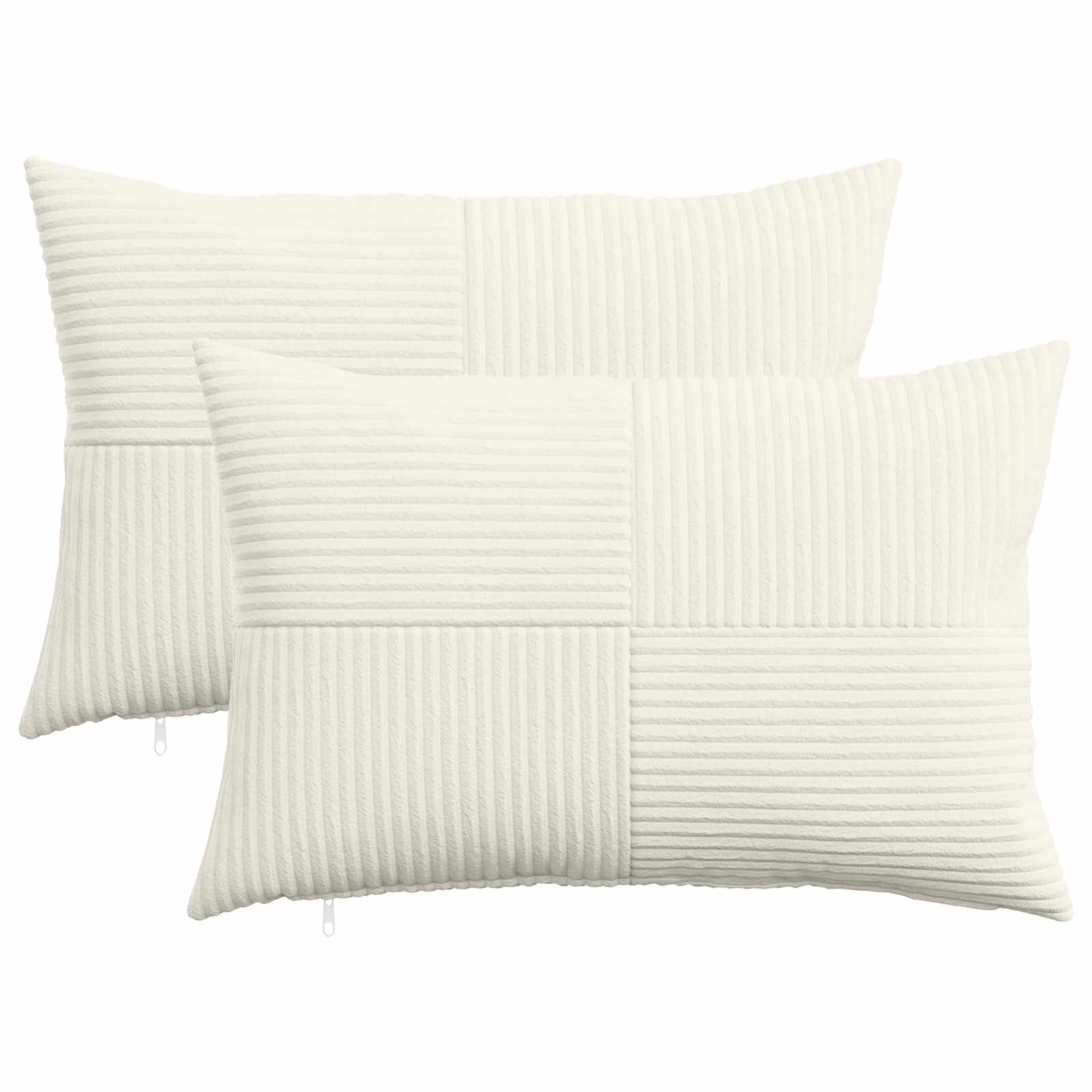Polyester Corduroy - Cream 40x60cm