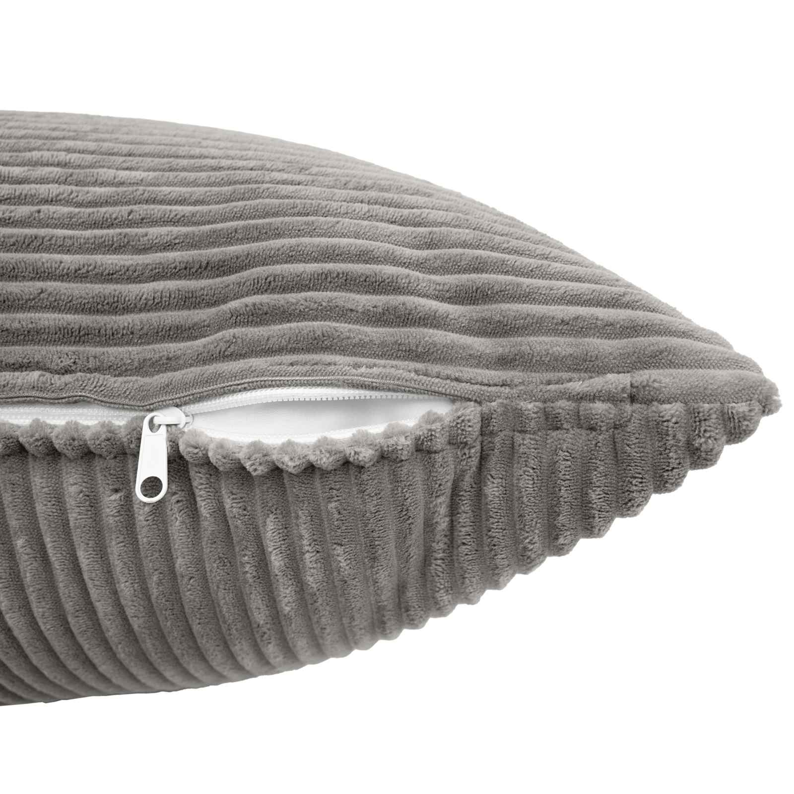 Polyester Corduroy - Grey 40x70cm