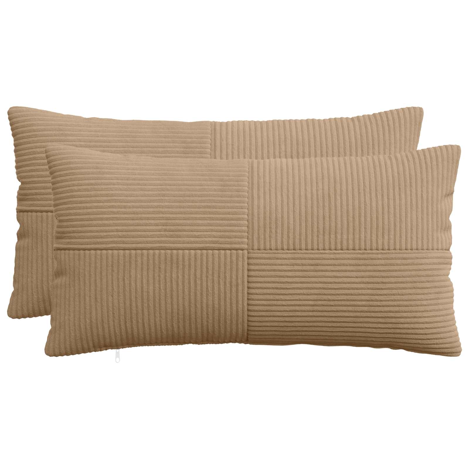 Cushion Covers Brown Corduroy 40x70cm