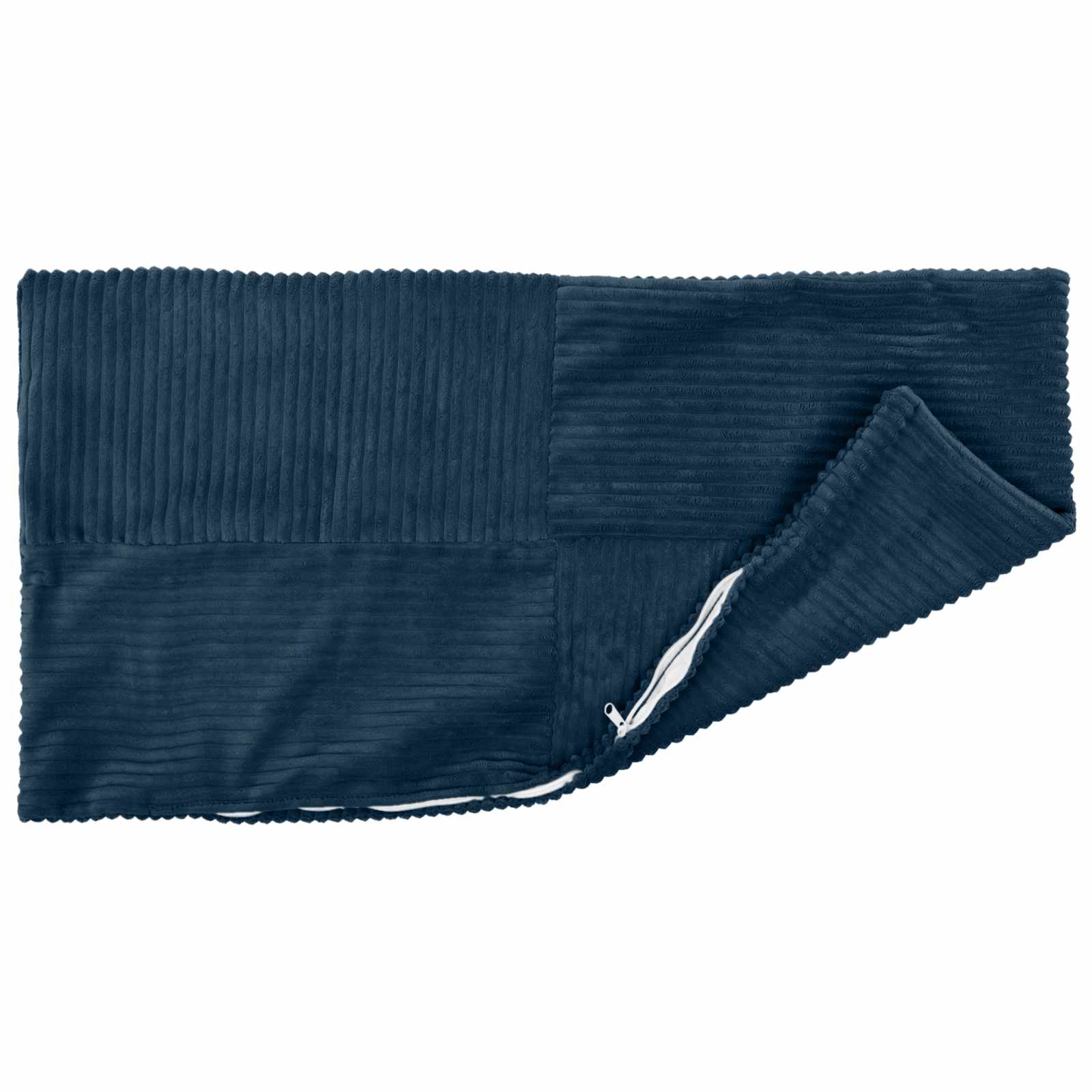 Polyester Corduroy - Navy 40x80cm