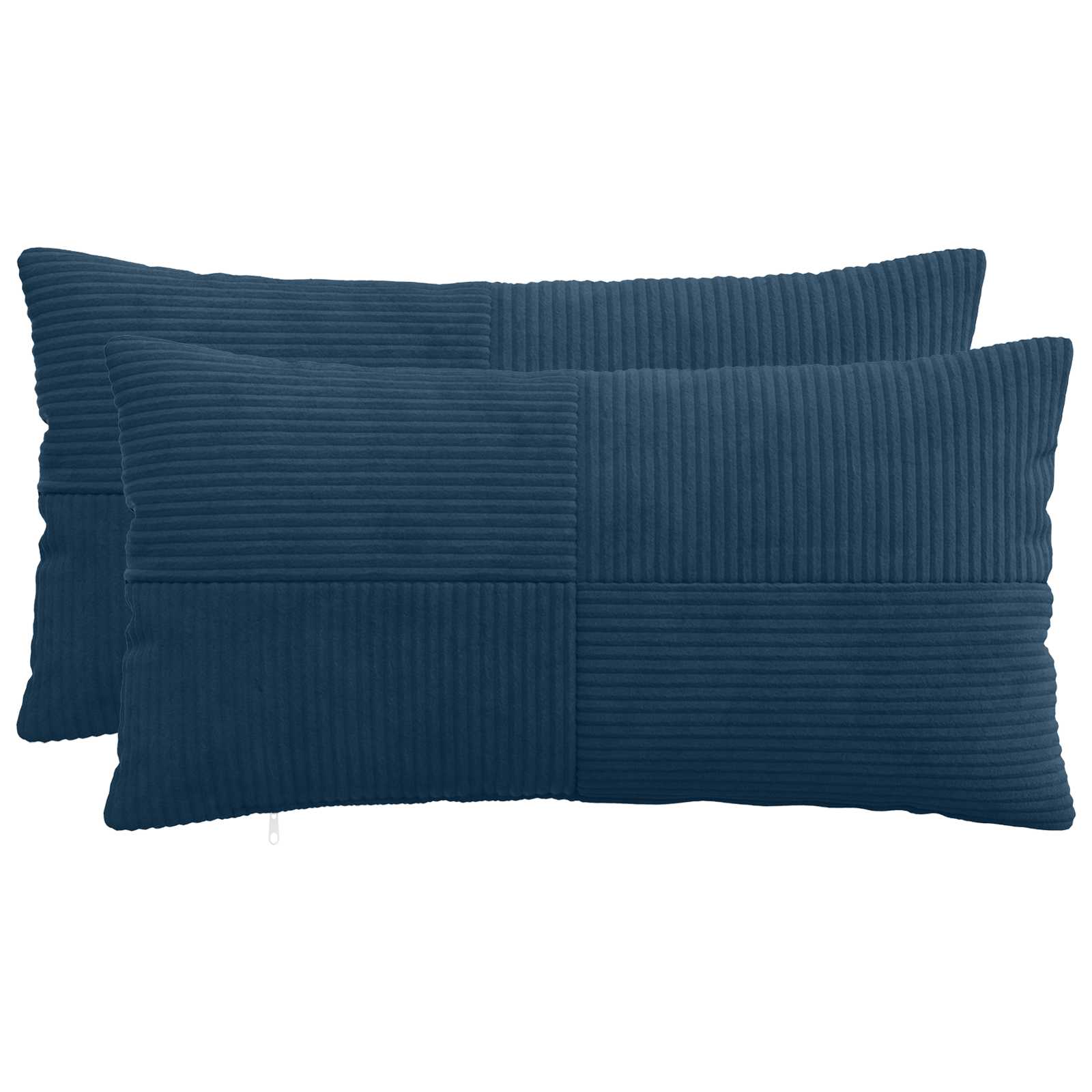 Polyester Corduroy - Navy 40x80cm
