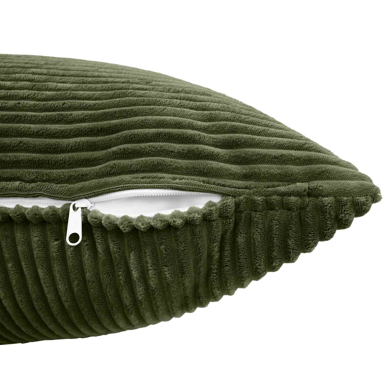 Cushion Covers Green Corduroy 40x80cm