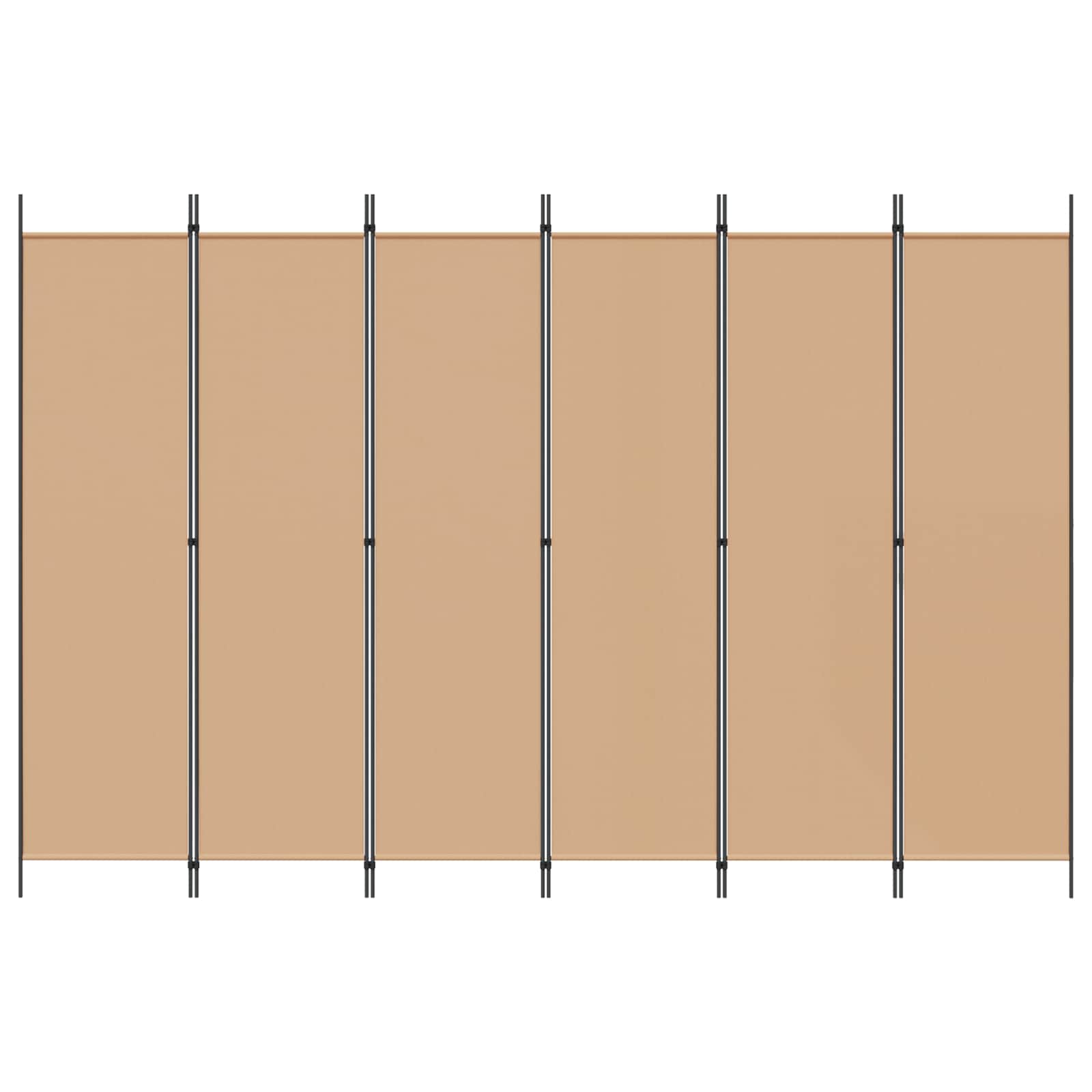 6-Panel Fabric Room Divider 300x200cm | Simpledeals