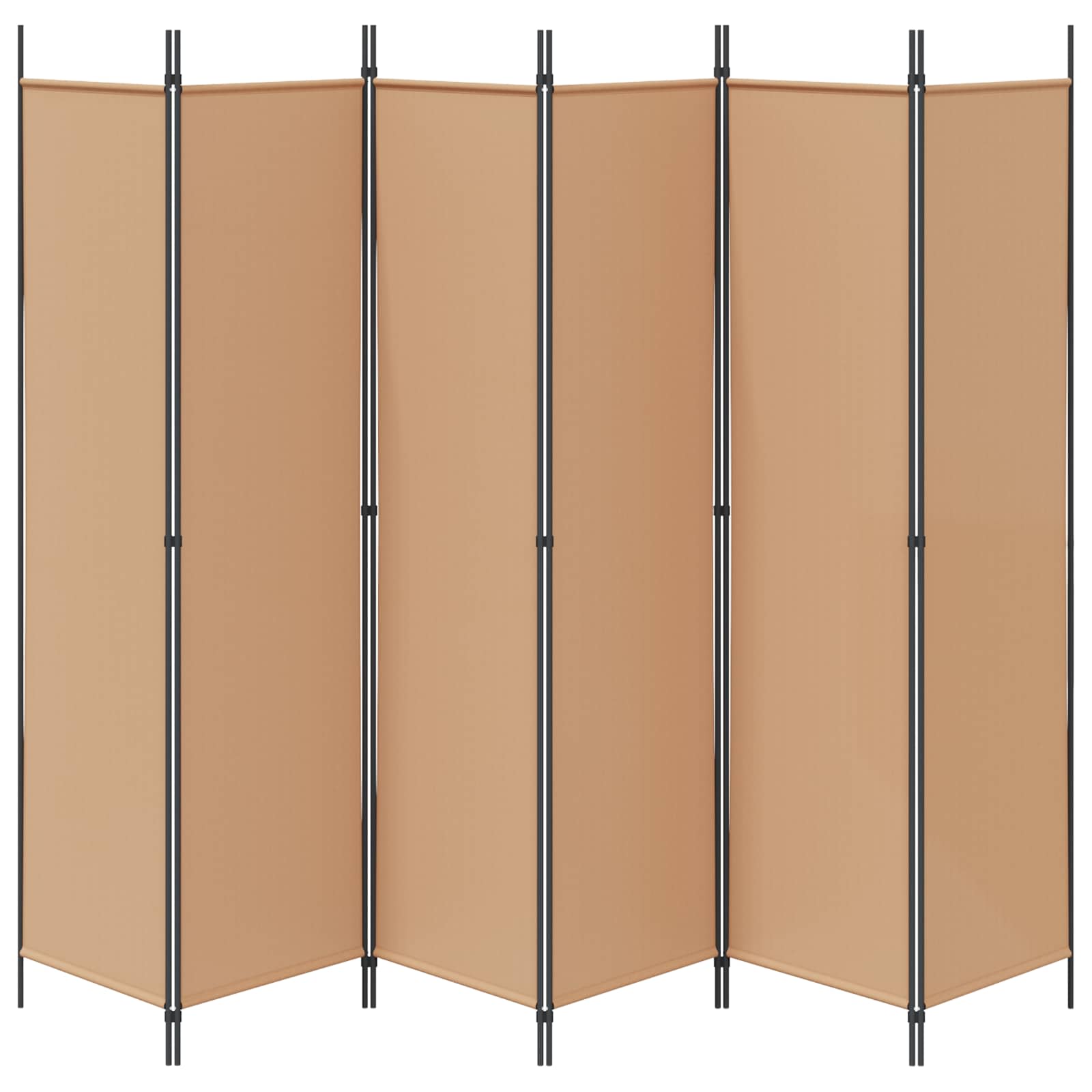 6-Panel Fabric Room Divider 300x200cm | Simpledeals