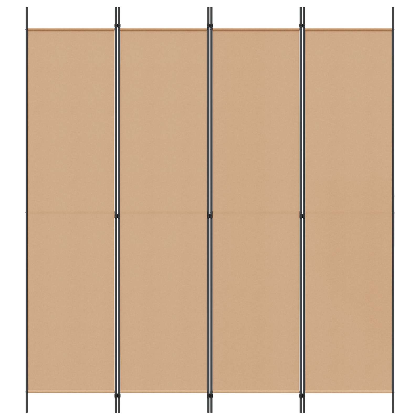 4-Panel Fabric Room Divider 200x220cm | Simpledeals
