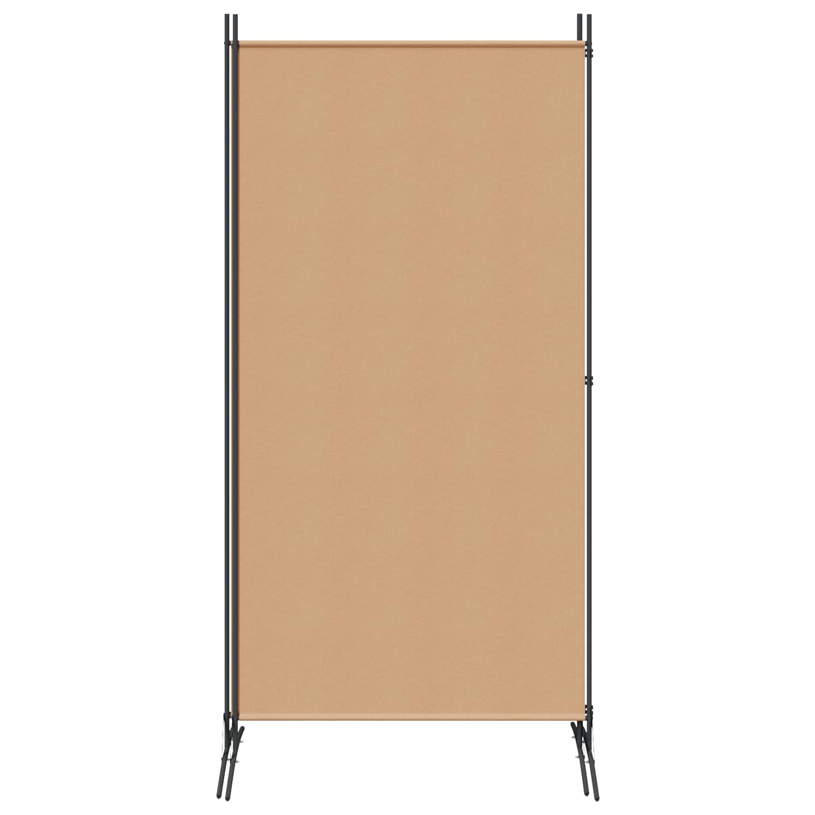 2-Panel Fabric Room Divider Beige 175x180cm | Simpledeals
