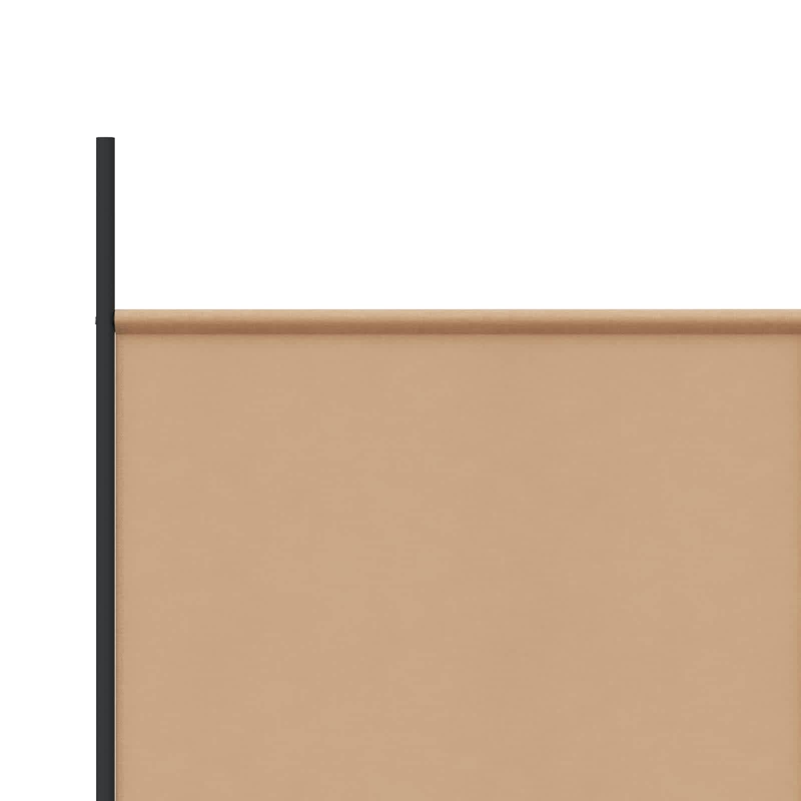 4-Panel Fabric Room Divider Beige 346cm | Simpledeals