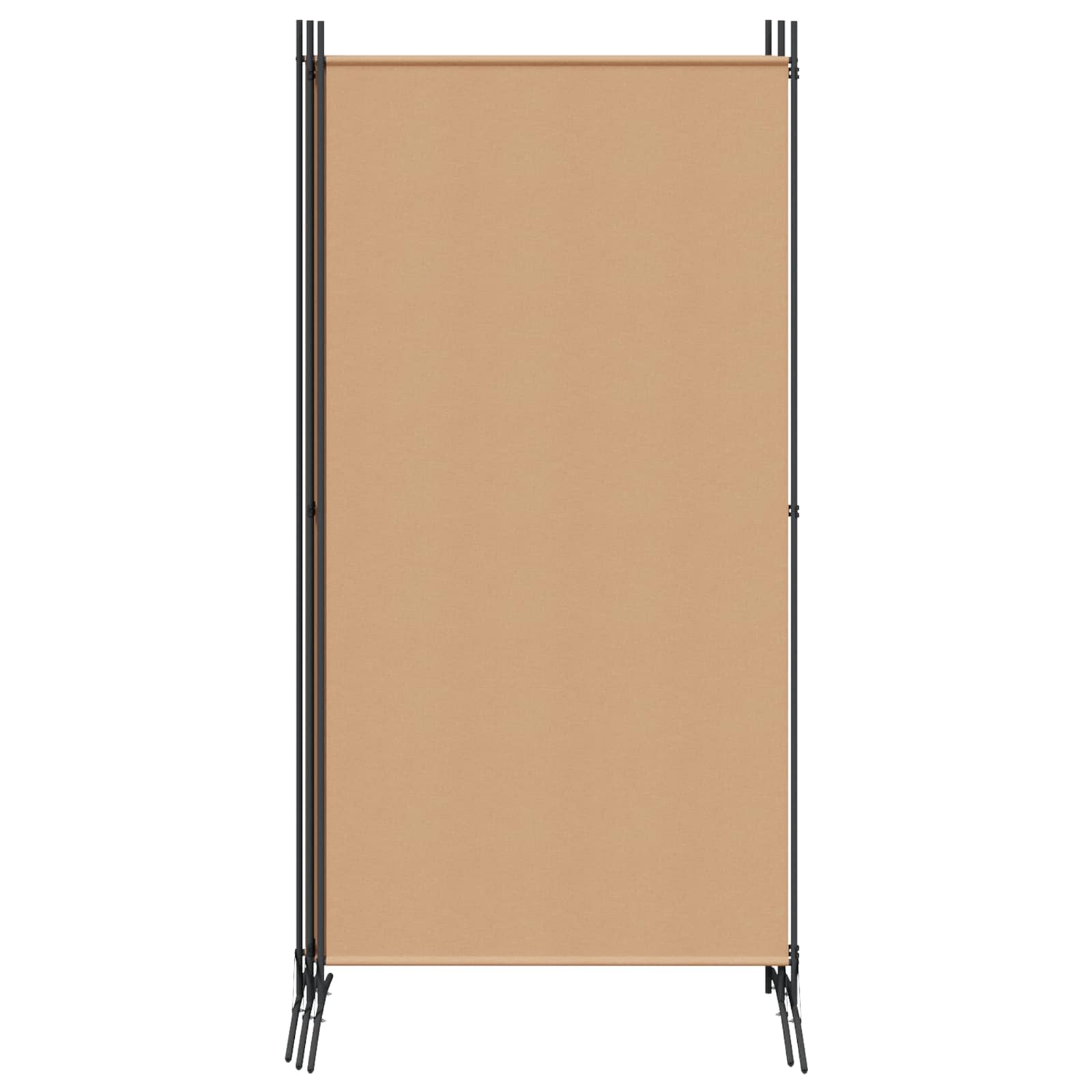 4-Panel Fabric Room Divider Beige 346cm | Simpledeals