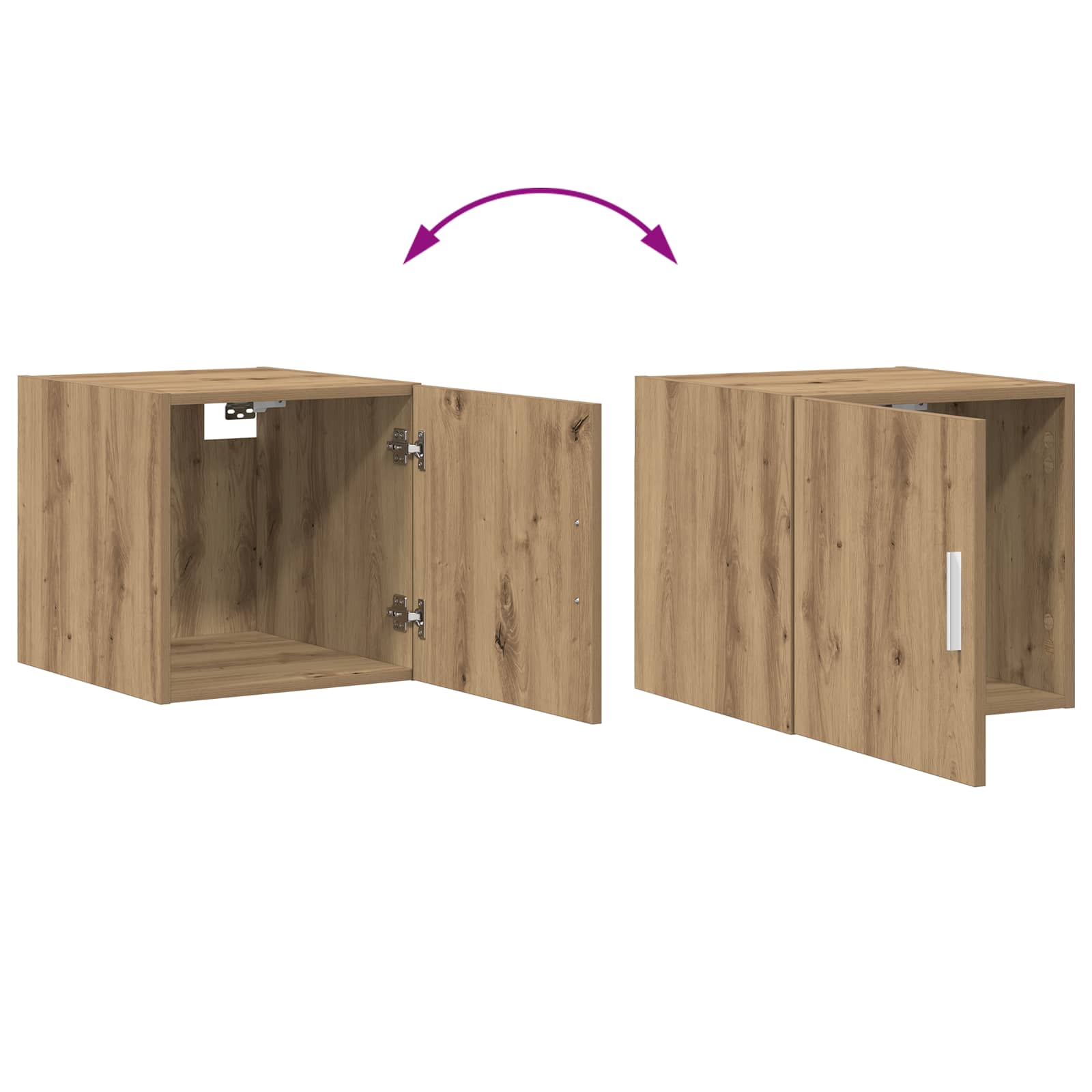 Wall Cabinet Artisan Oak 40cm Storage | Simpledeals