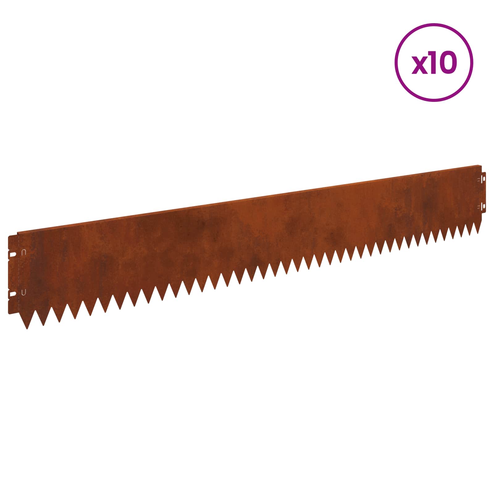 Steel Lawn Edging 10 Pack Garden Border | Simpledeals
