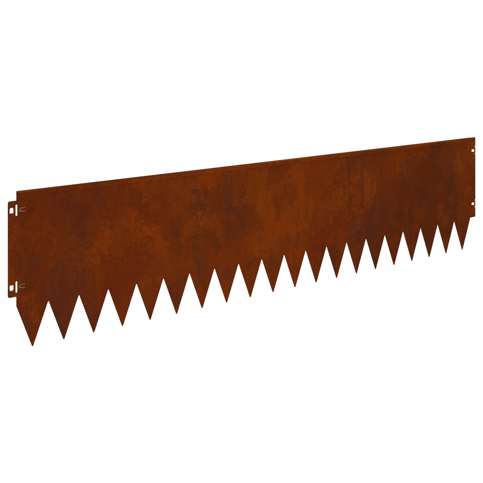 Steel Lawn Edging 10 Pack Rusty Finish | Simpledeals