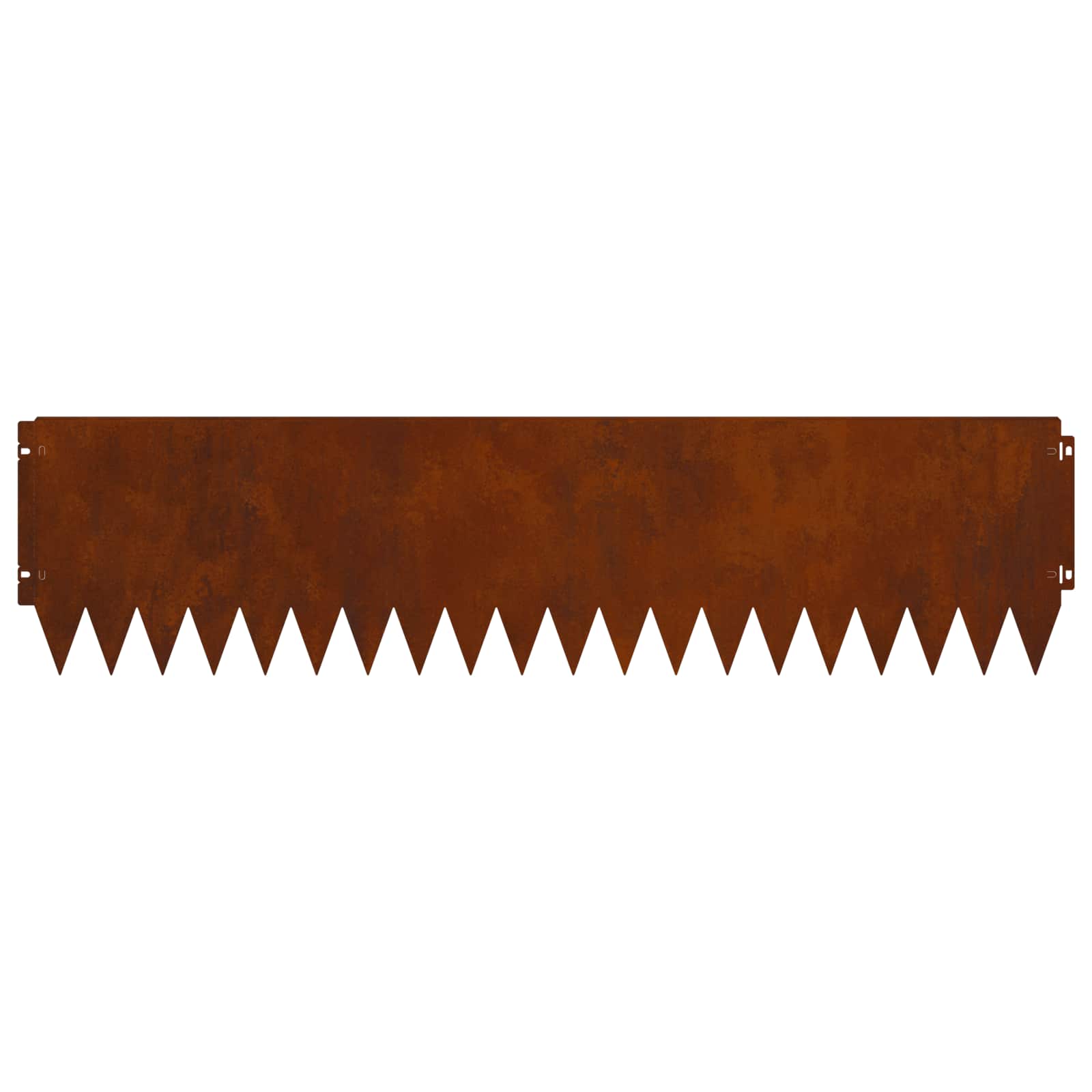 Steel Lawn Edging 10 Pack Rusty Finish | Simpledeals