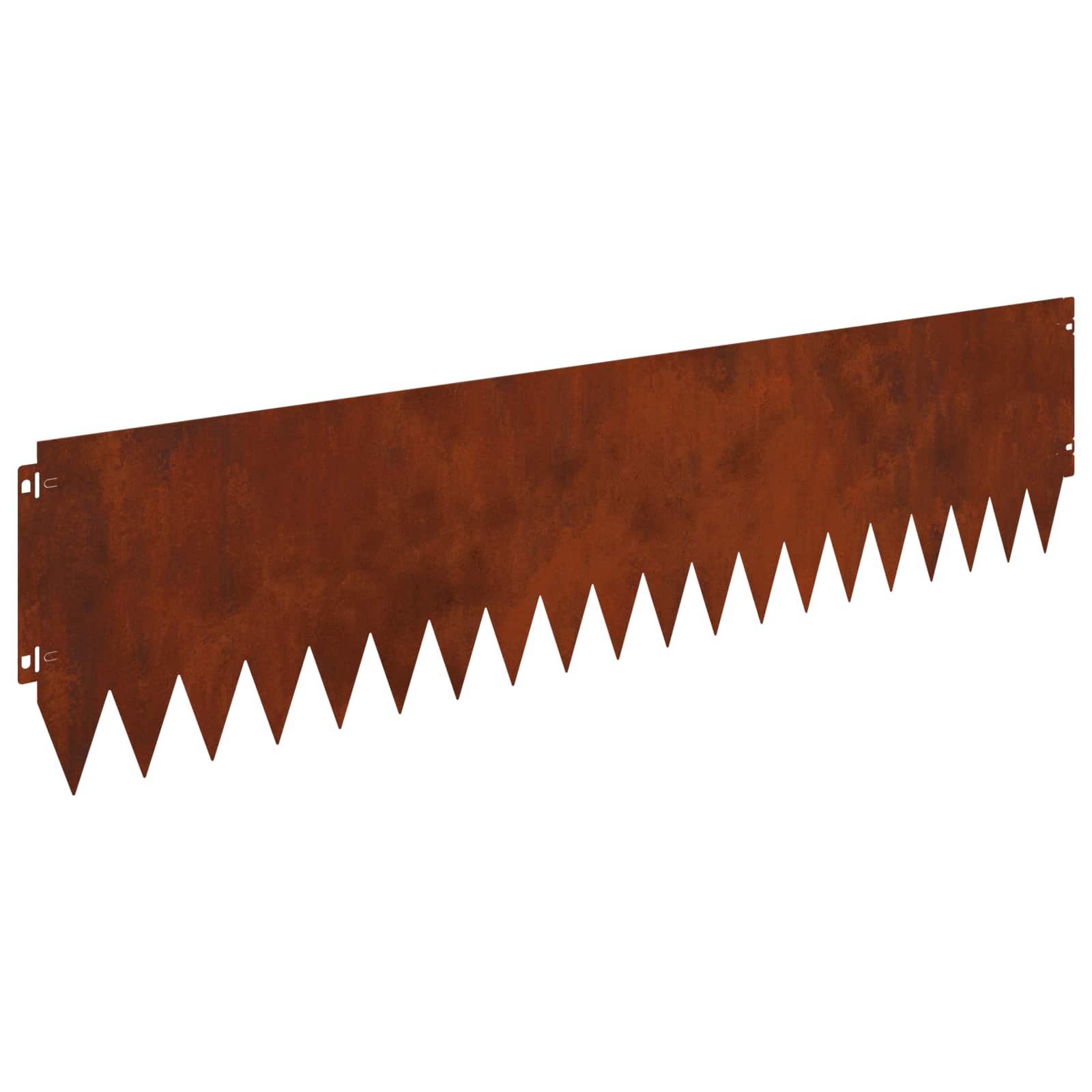 Steel Lawn Edging 20 Pack Rusty Finish | Simpledeals