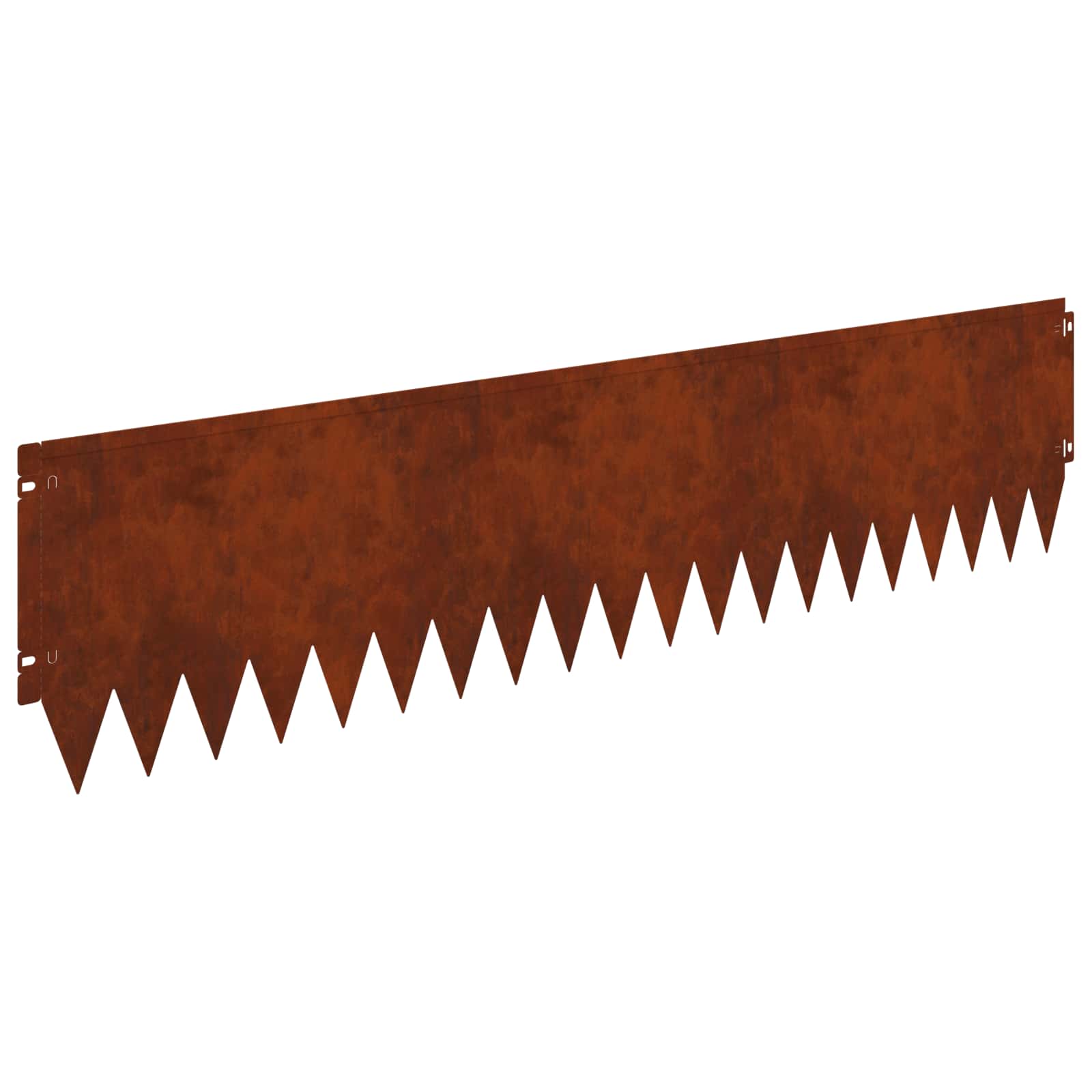 Steel Lawn Edging 20 Pack Rusty Finish | Simpledeals