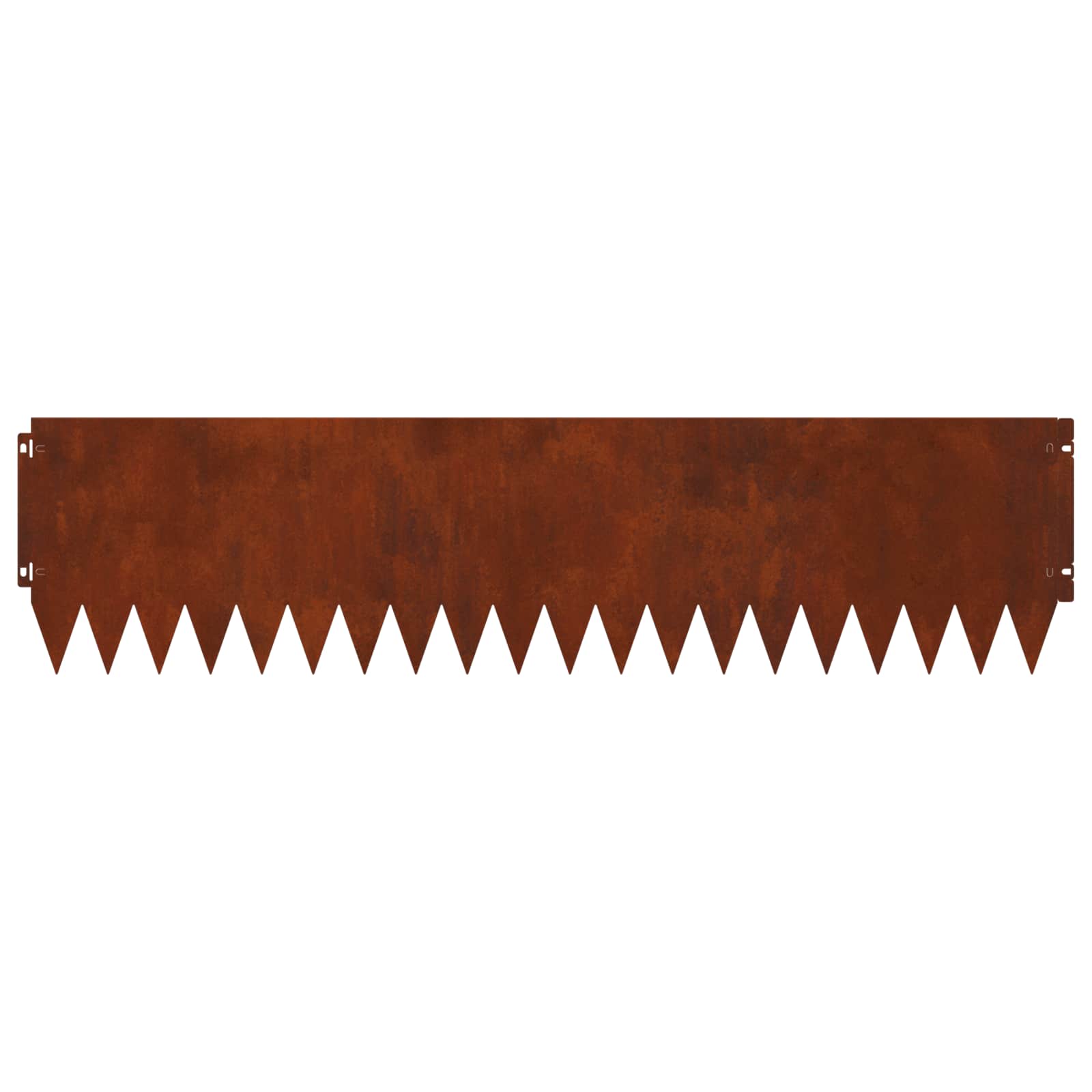 Steel Lawn Edging 20 Pack Rusty Finish | Simpledeals