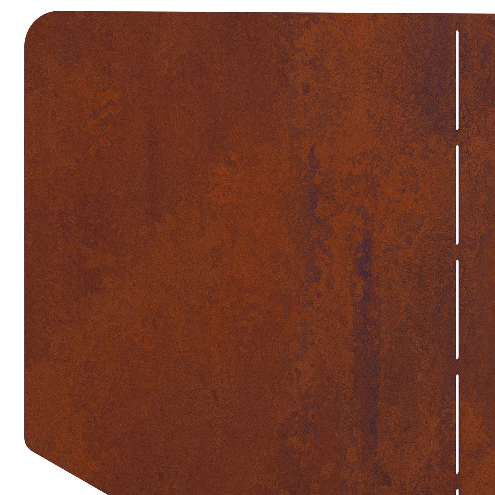 Steel Garden Edging 4pc Rusty Finish | Simpledeals