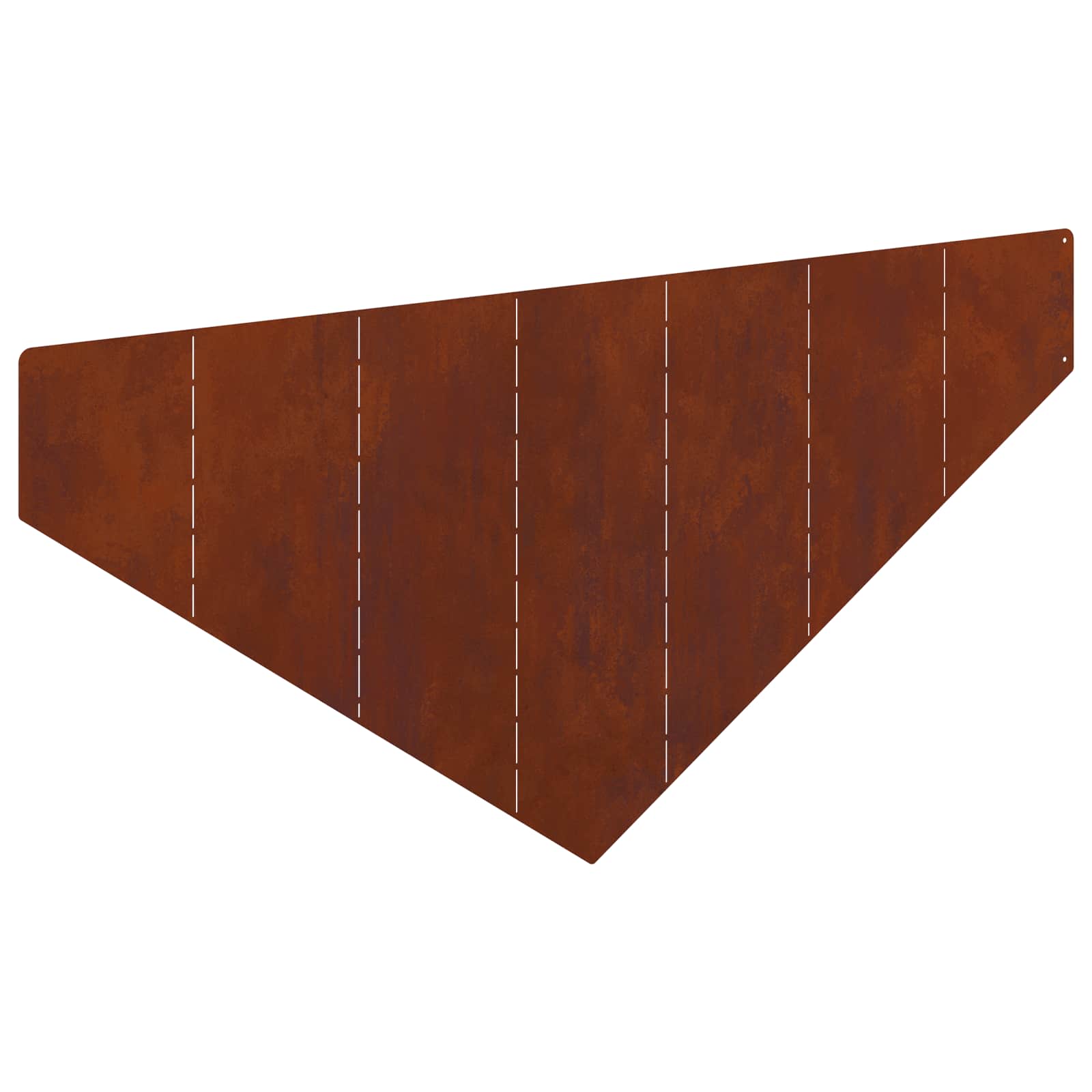 Steel Garden Edging 4pc Rusty Finish | Simpledeals