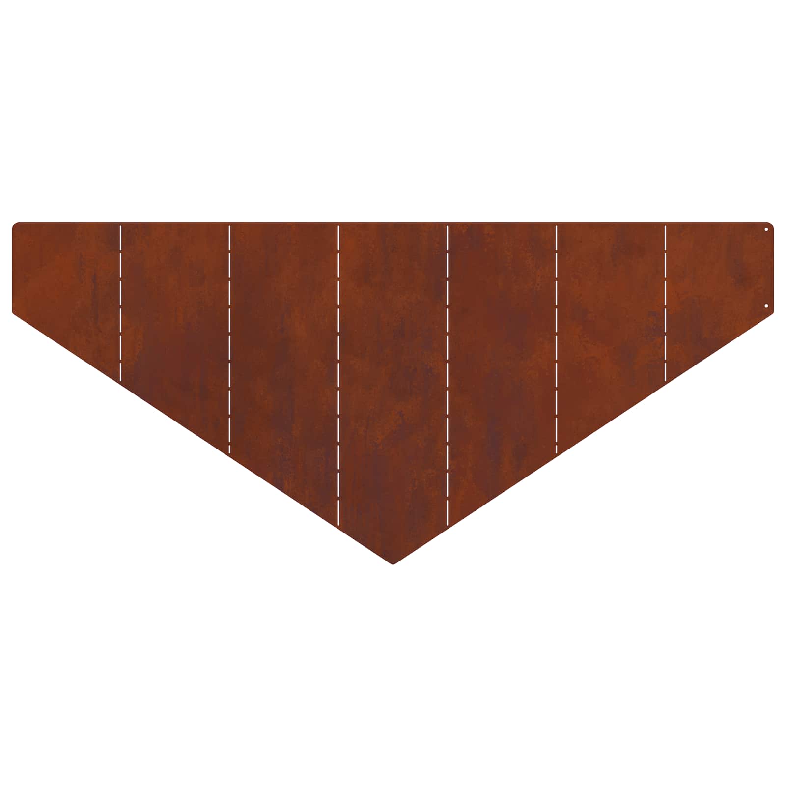 Steel Garden Edging 4pc Rusty Finish | Simpledeals