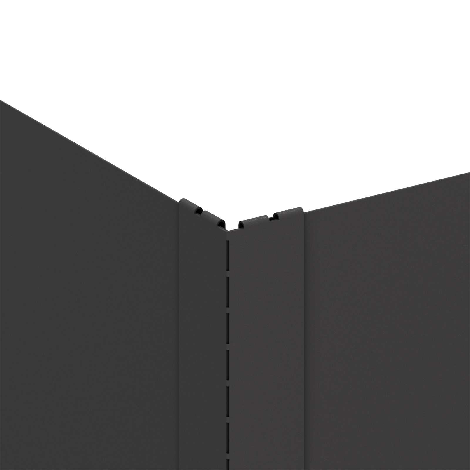 Steel Lawn Edging Panels 4pk Black | Simpledeals