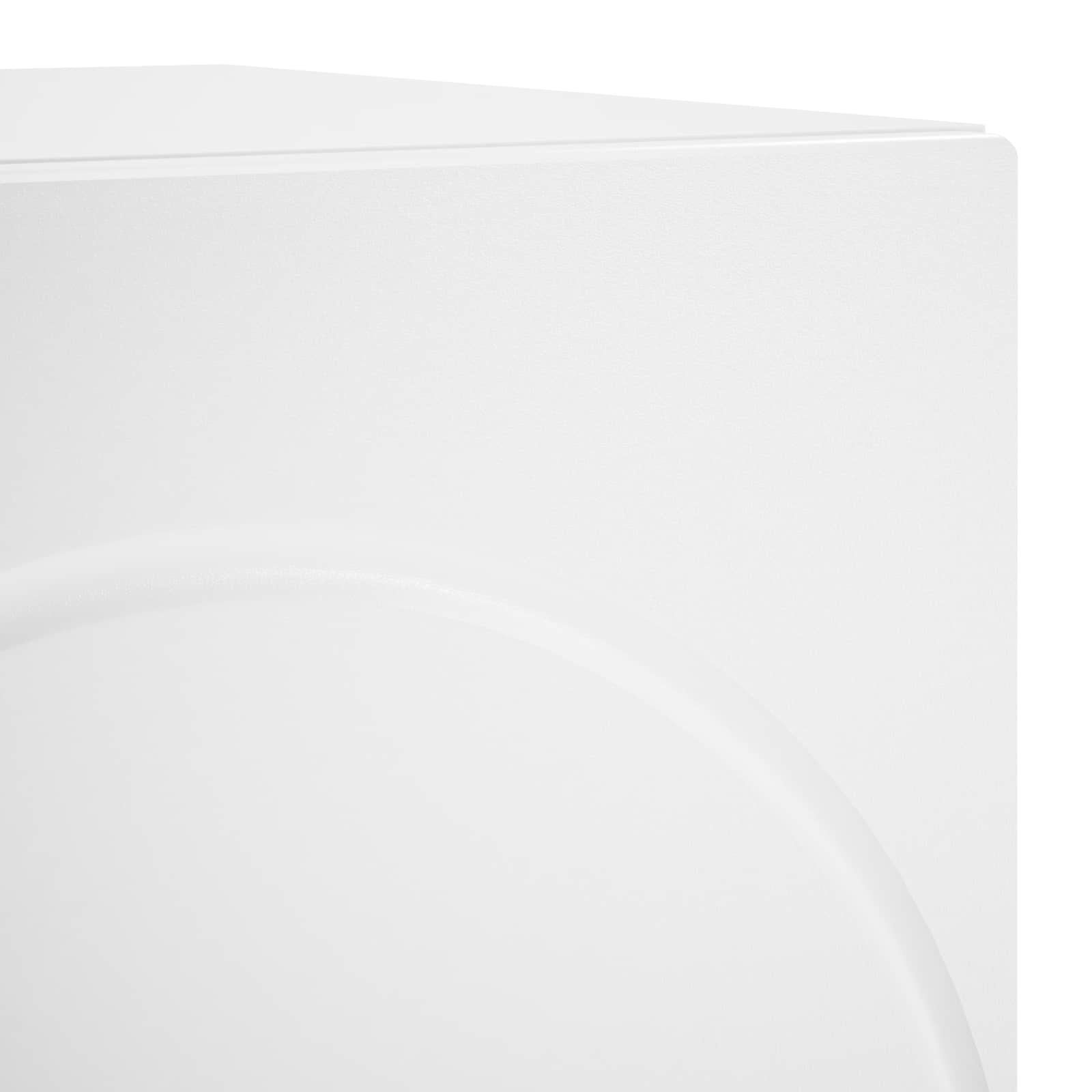 Bedside Cabinet White Engineered 33.5x34.5x50cm