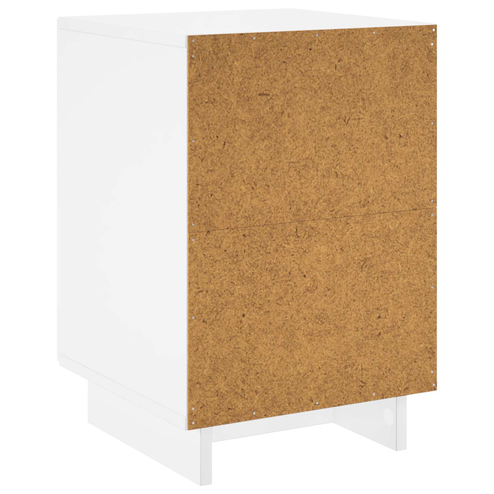 Bedside Cabinet White Engineered Wood 33.5x34.5x50cm